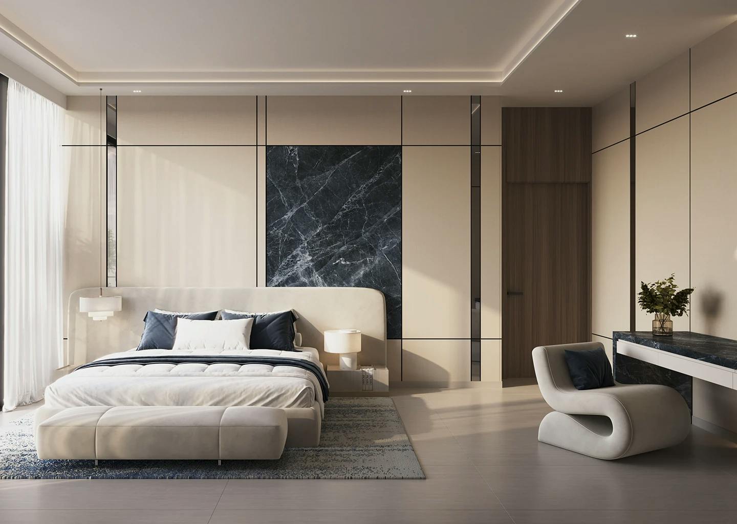 Binghatti Skyhall — exterior view in Business Bay