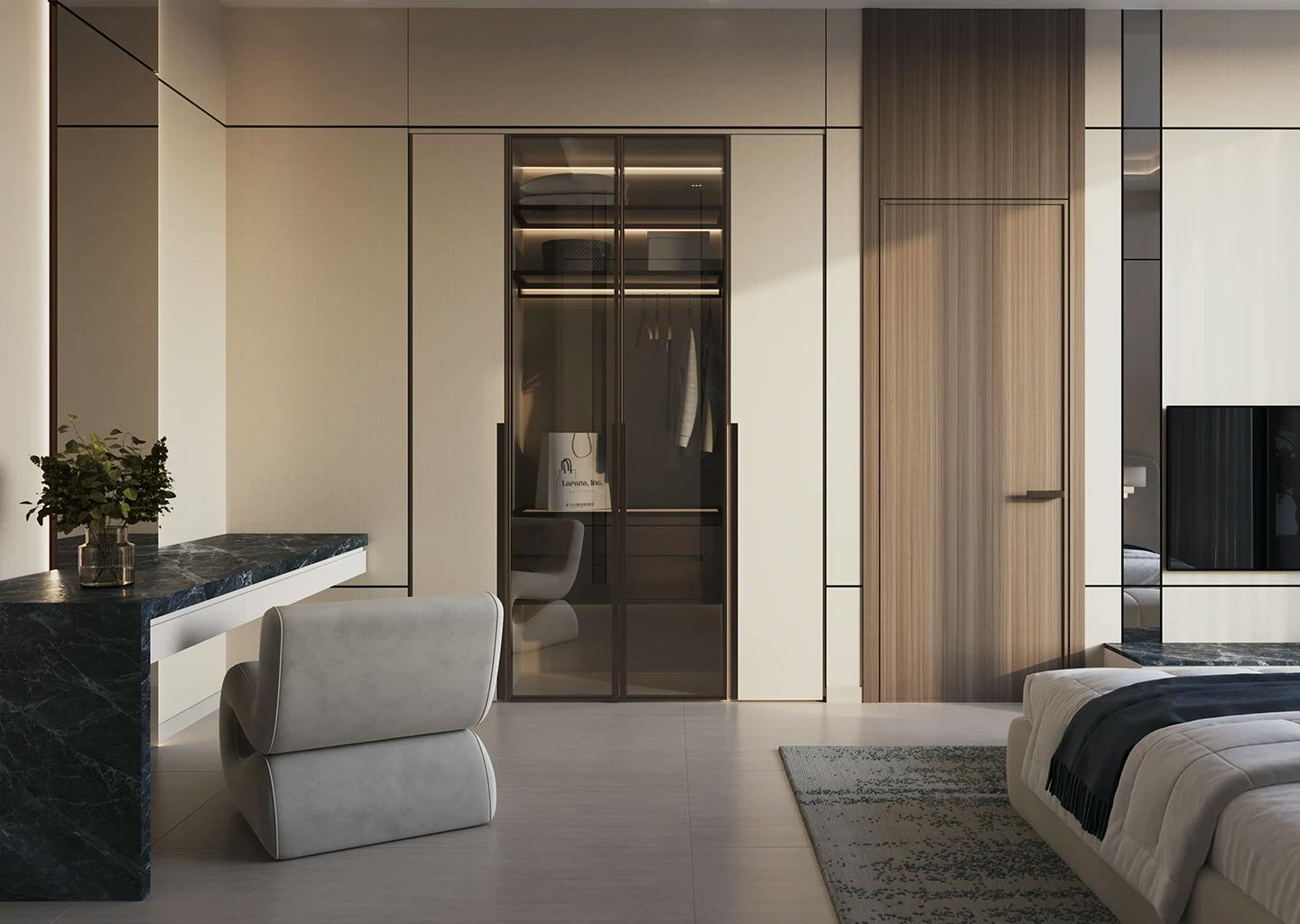 Binghatti Skyhall — exterior view in Business Bay