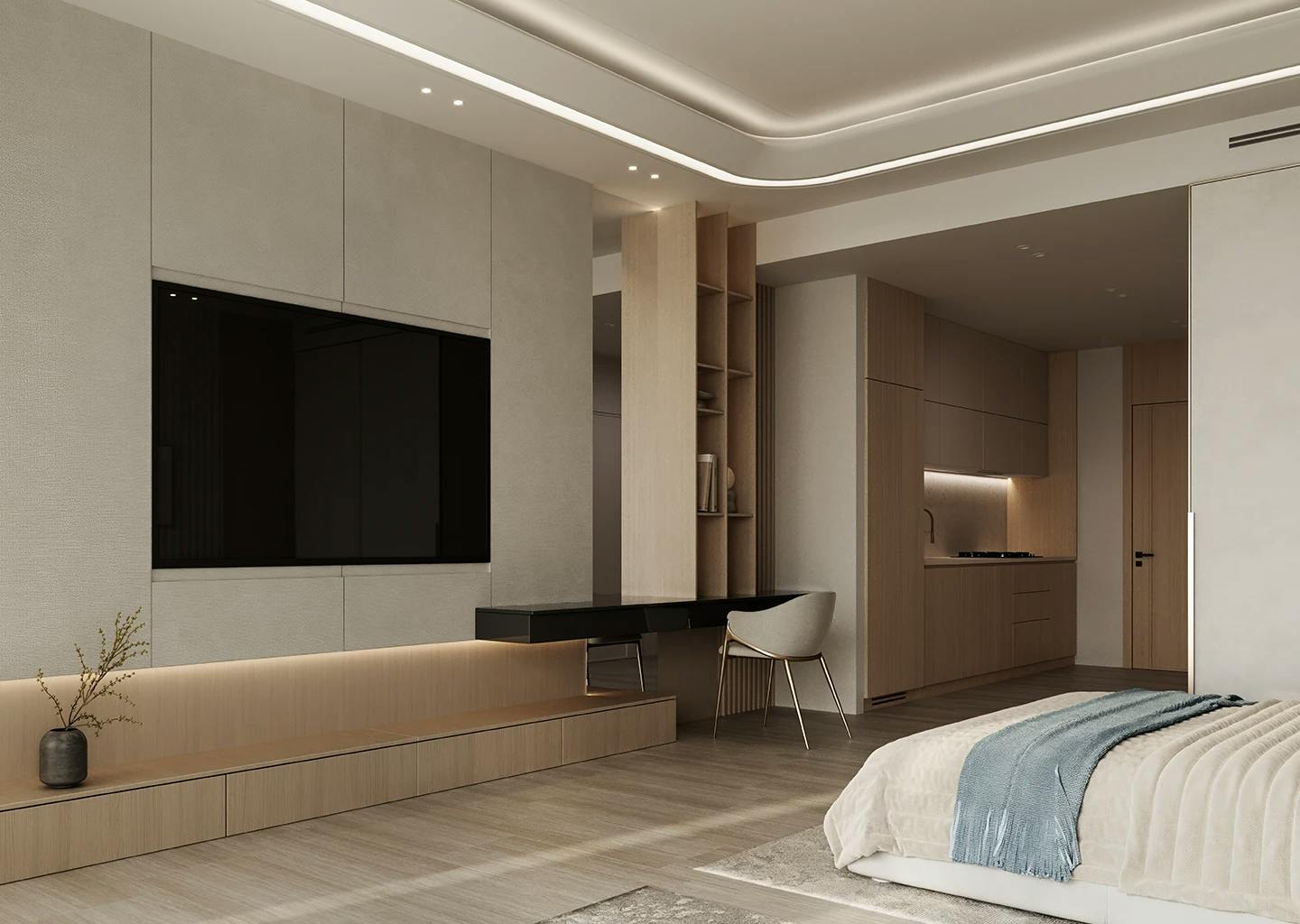 Binghatti Skyhall — exterior view in Business Bay