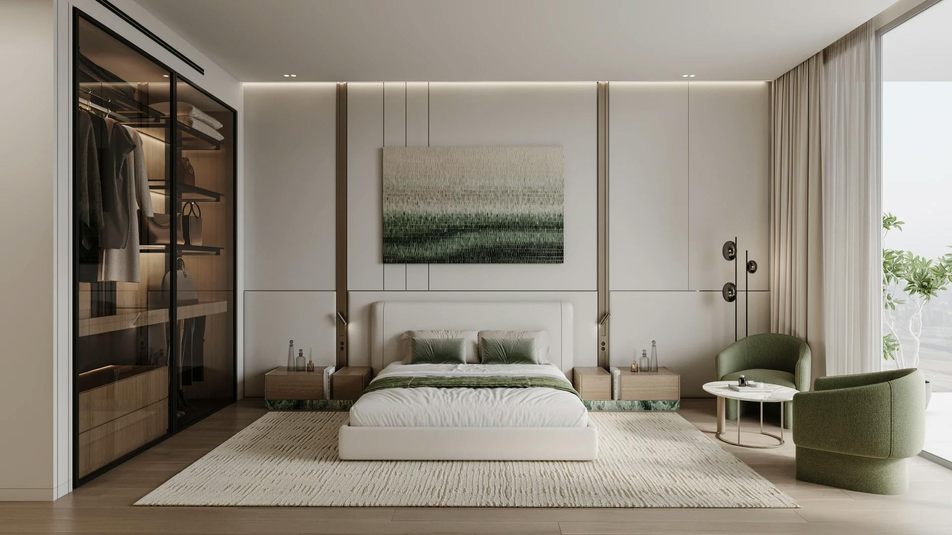 Binghatti Hillcrest — exterior view in Arjan (Dubailand)