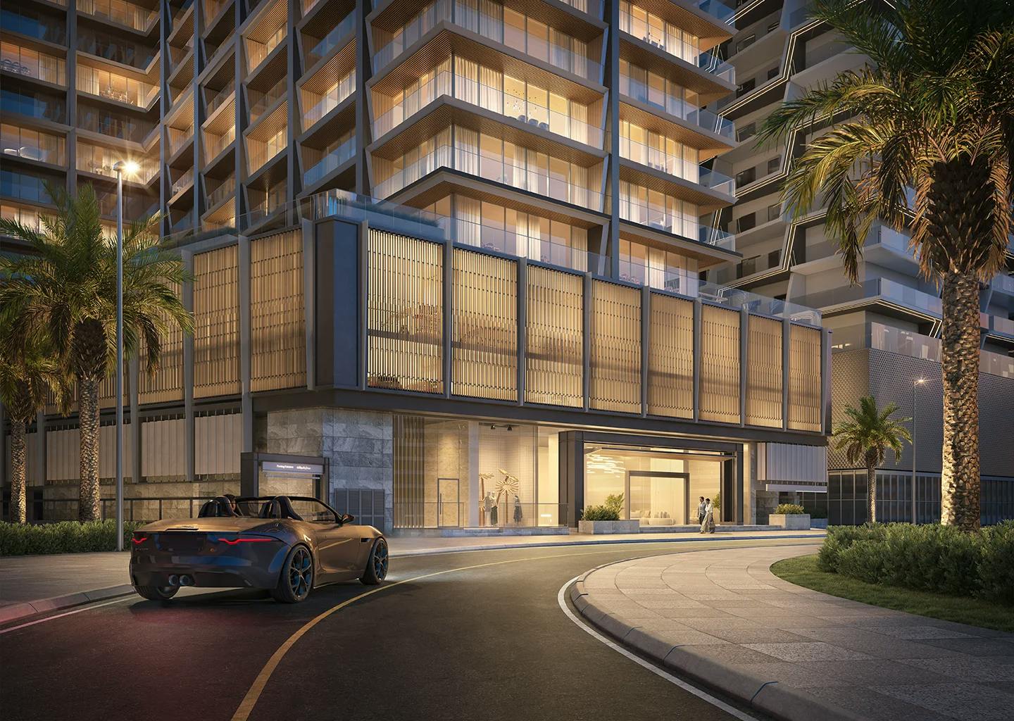 Binghatti Starlight — vue extérieure à Al Jaddaf