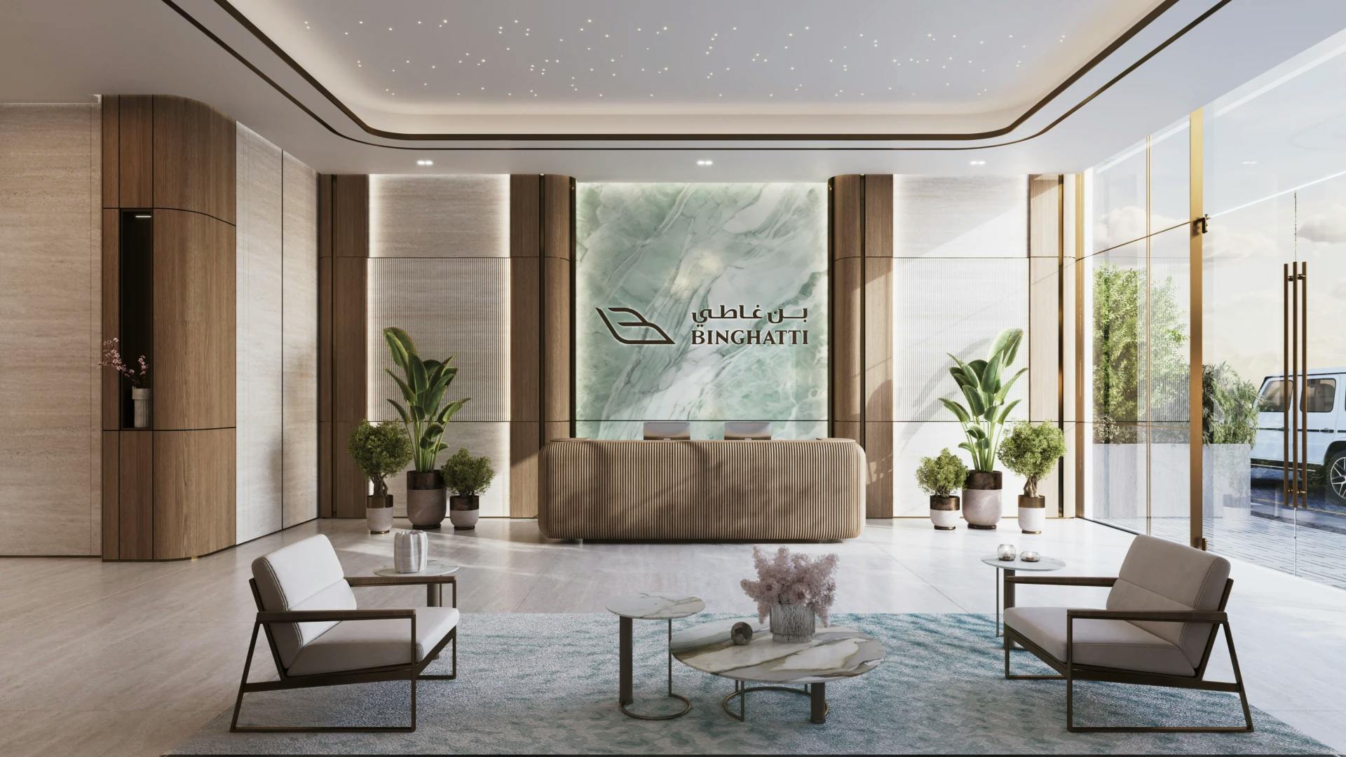 Binghatti Twilight — exterior view in Al Jaddaf