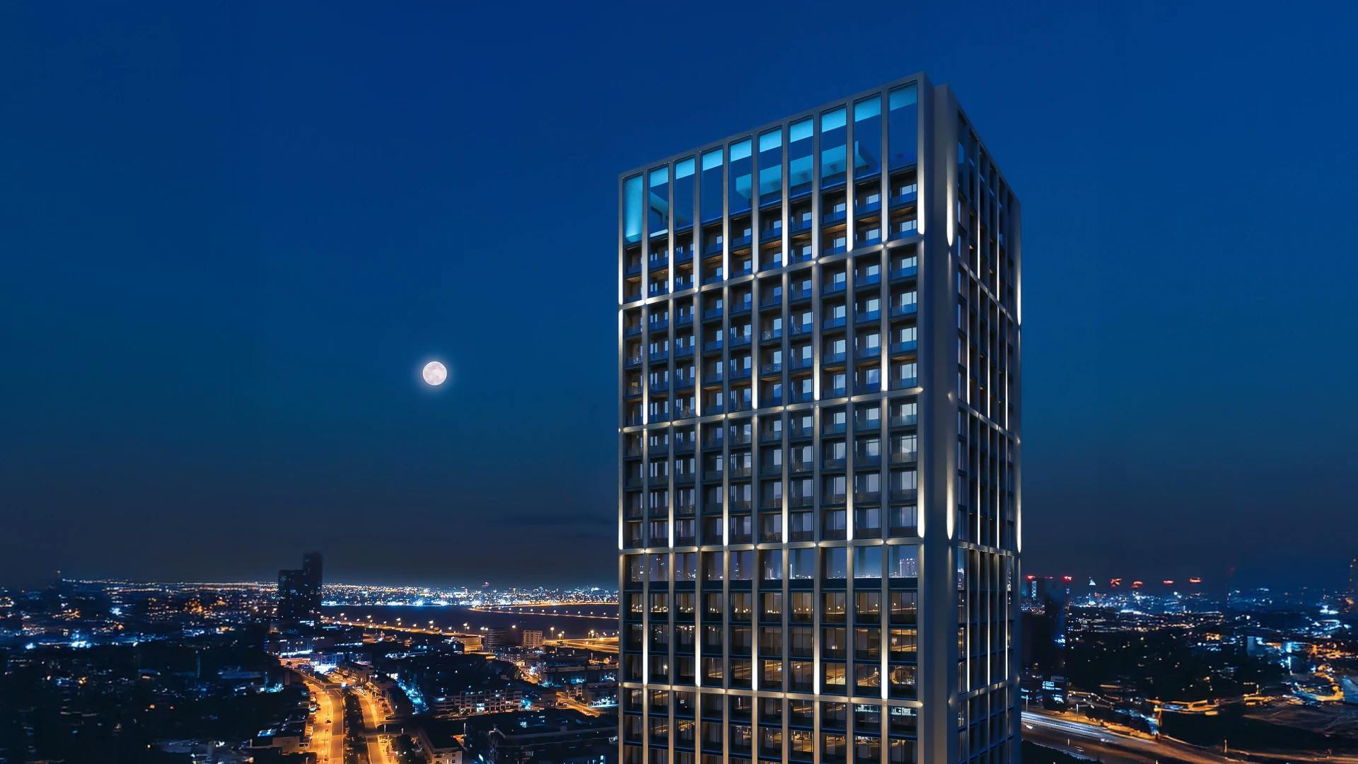 Binghatti Twilight — exterior view in Al Jaddaf