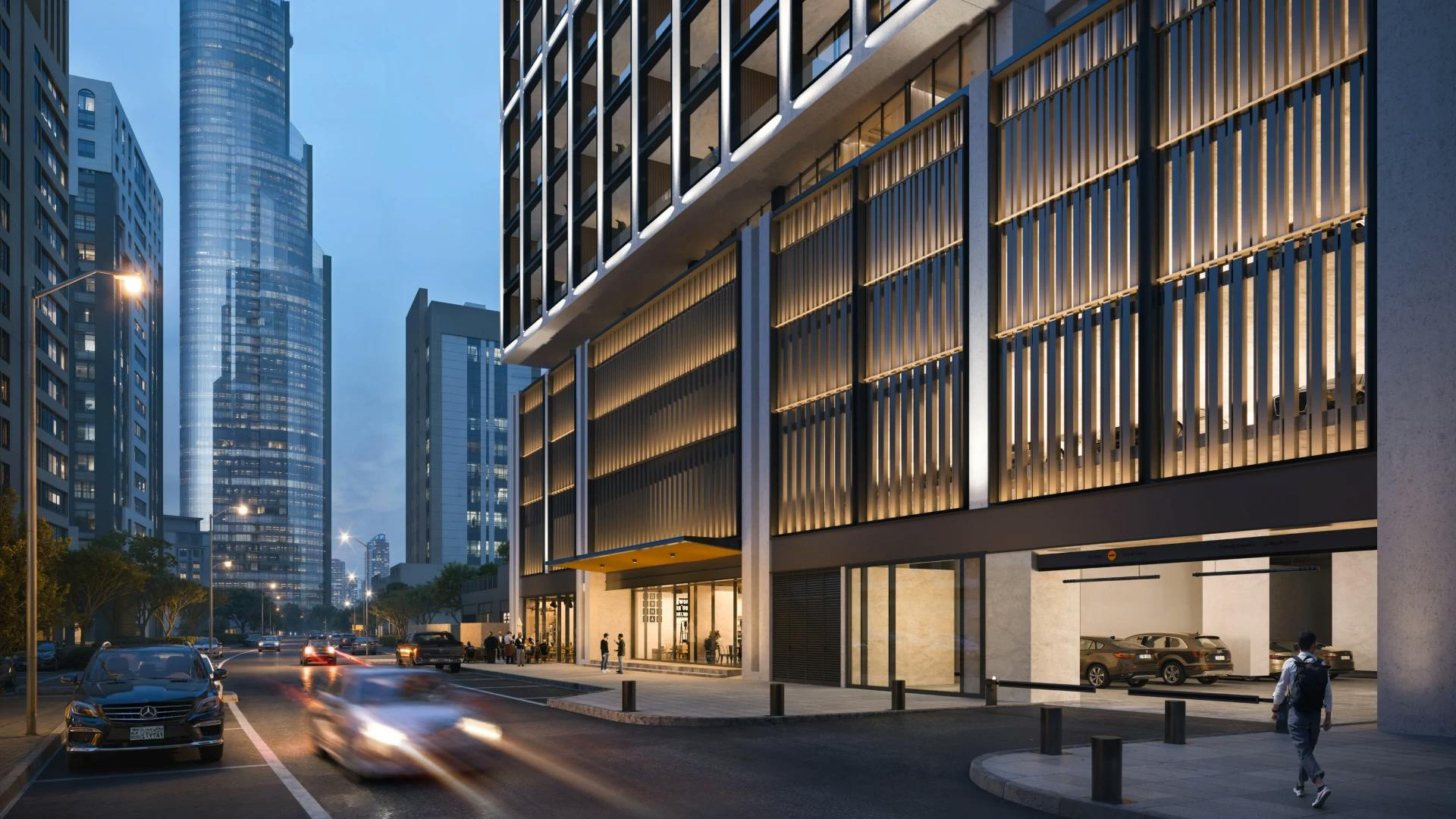 Binghatti Twilight — exterior view in Al Jaddaf