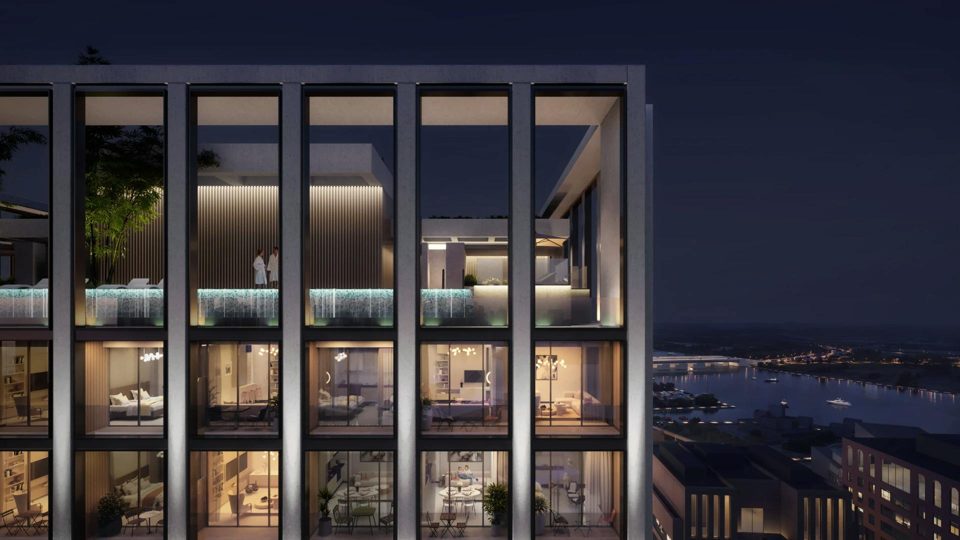 Binghatti Twilight — exterior view in Al Jaddaf