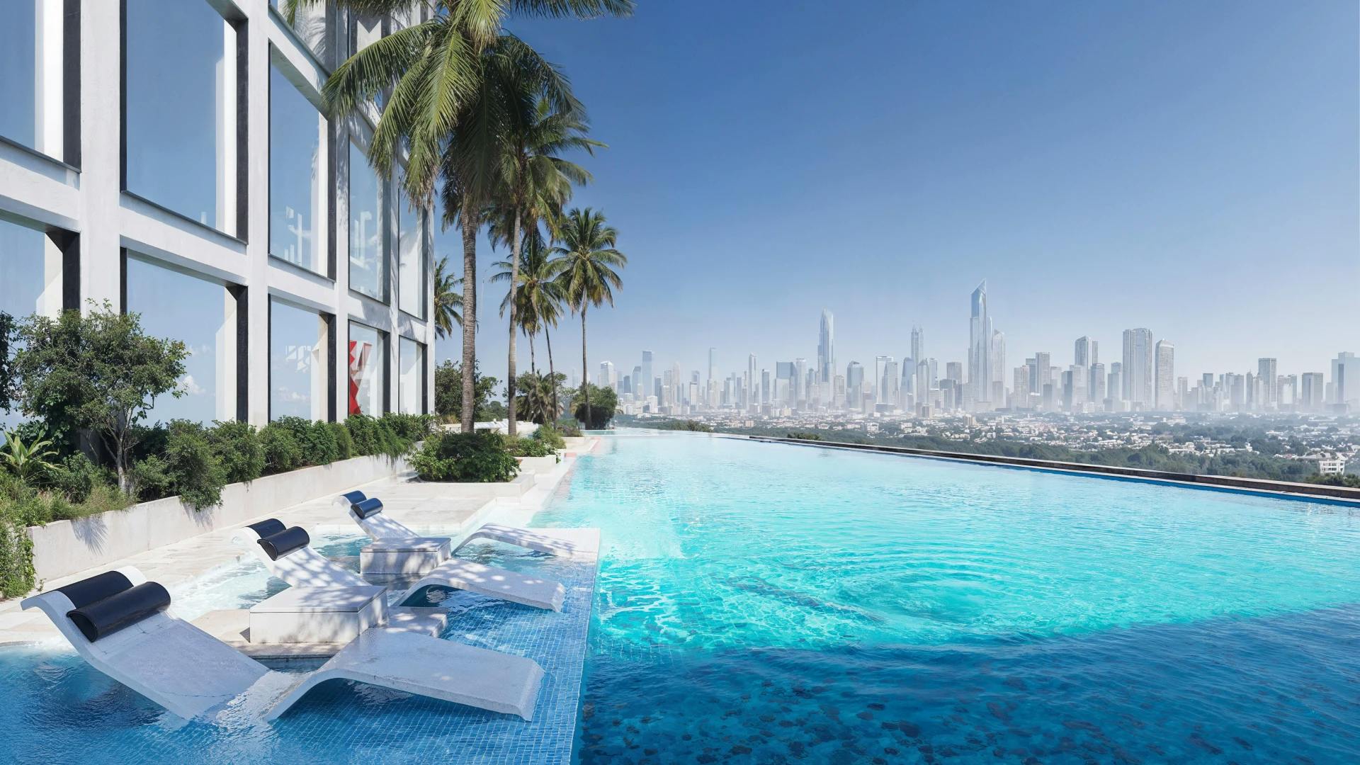 Binghatti Titania — amenity render