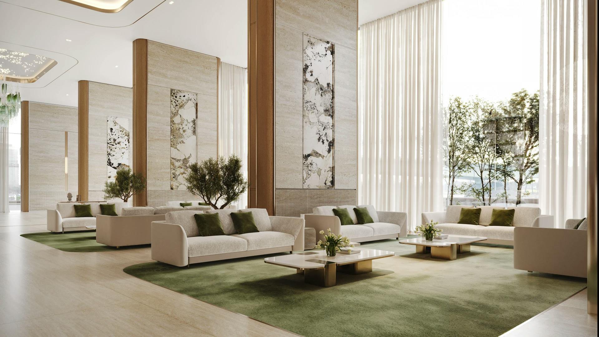 Binghatti Titania — interior render