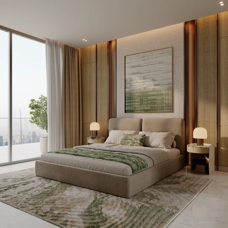 Binghatti Titania — exterior view in Majan (Dubailand)