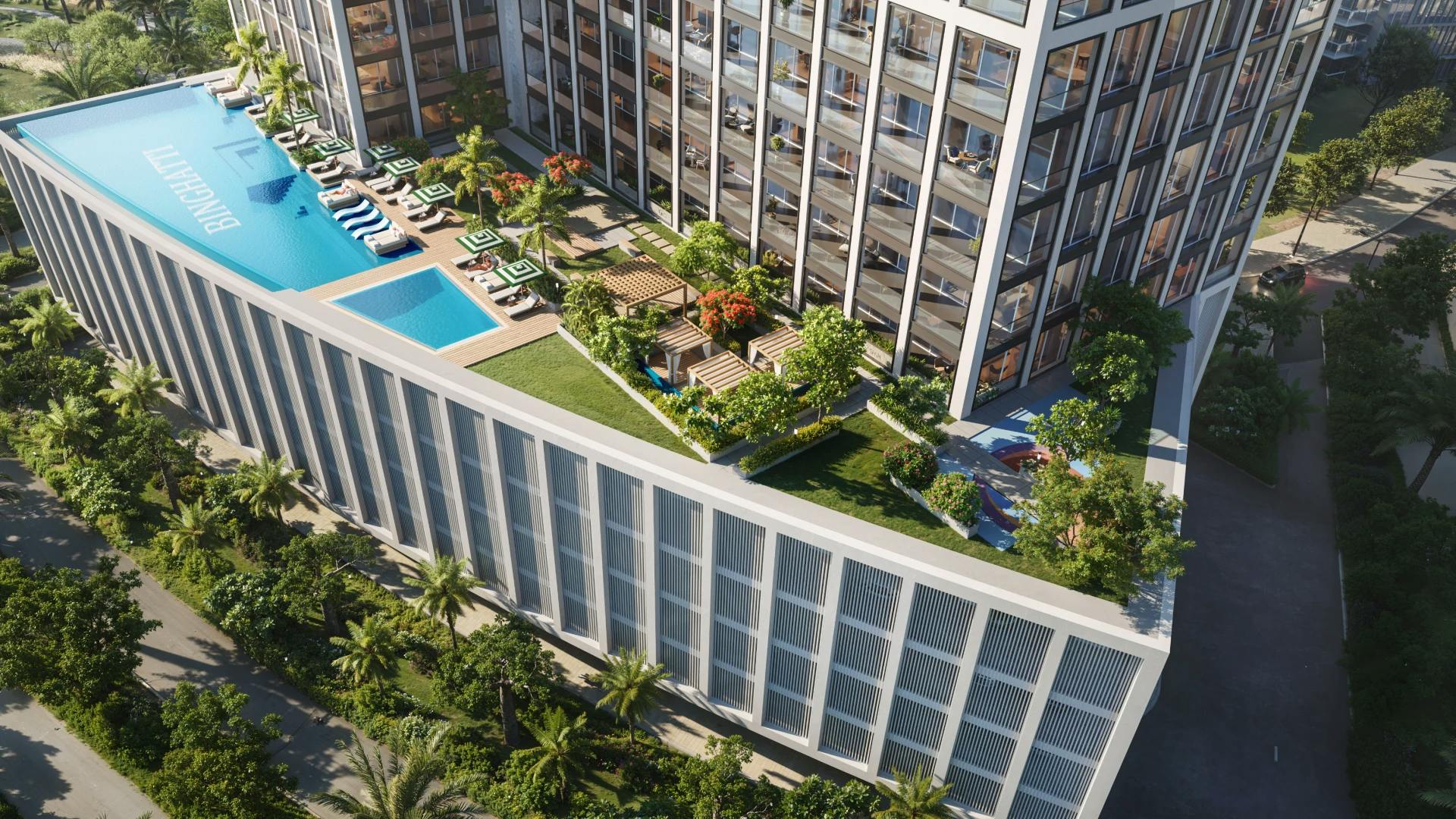 Binghatti Titania — amenity render