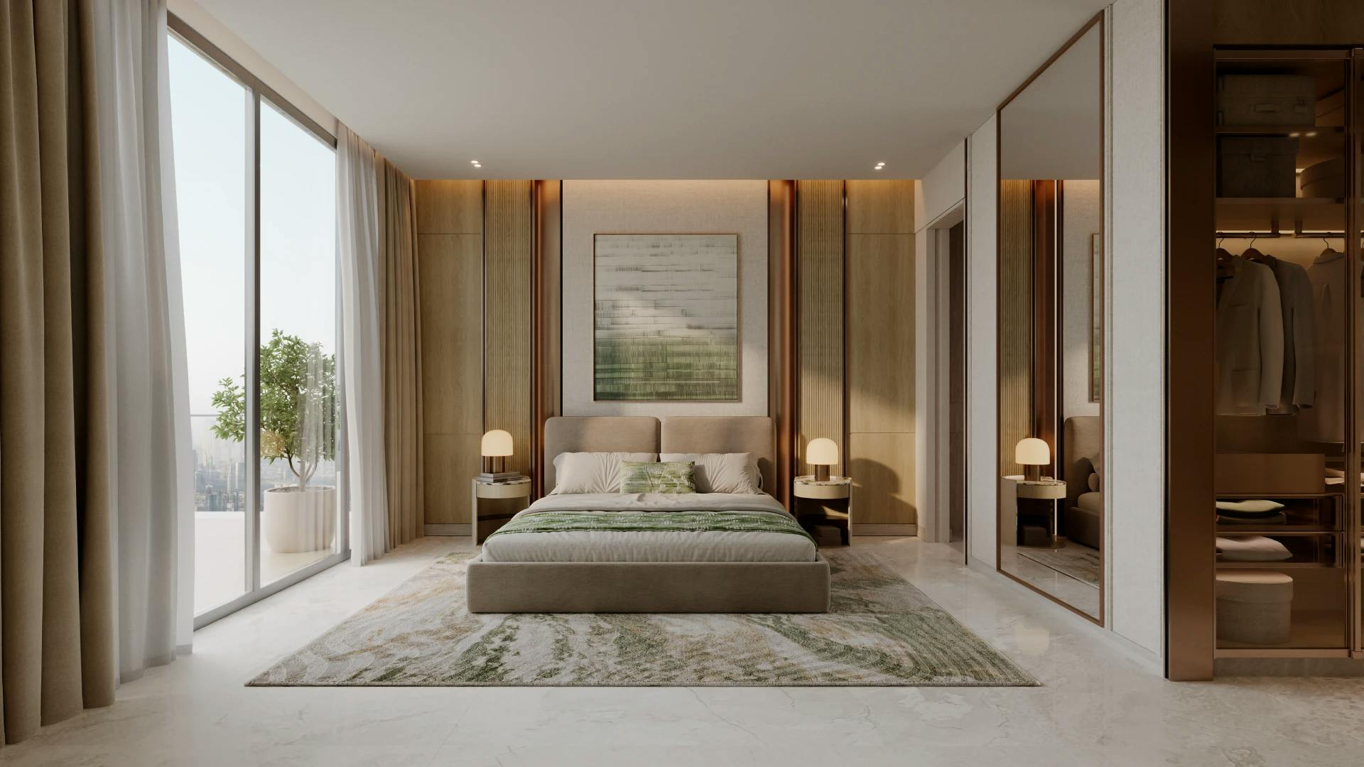 Binghatti Titania — interior render