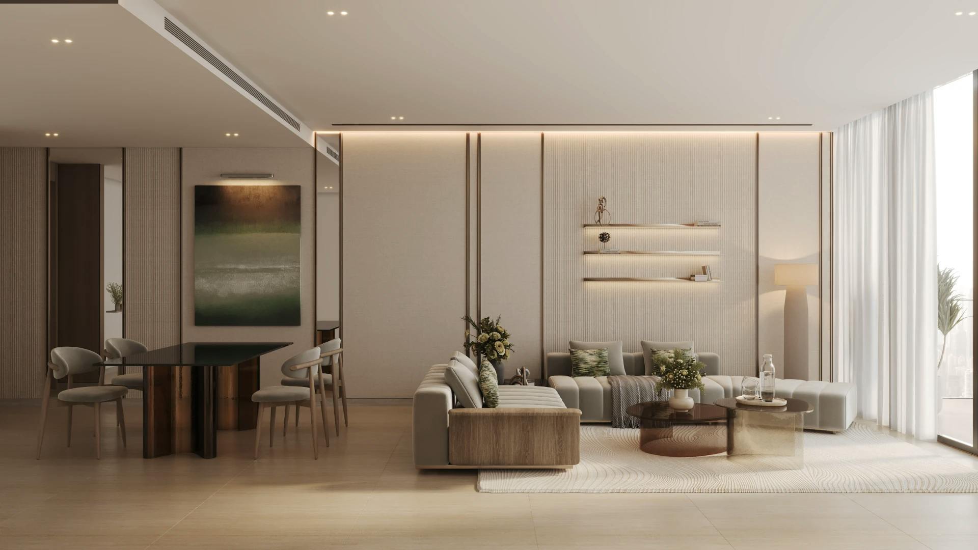 Binghatti Titania — interior render