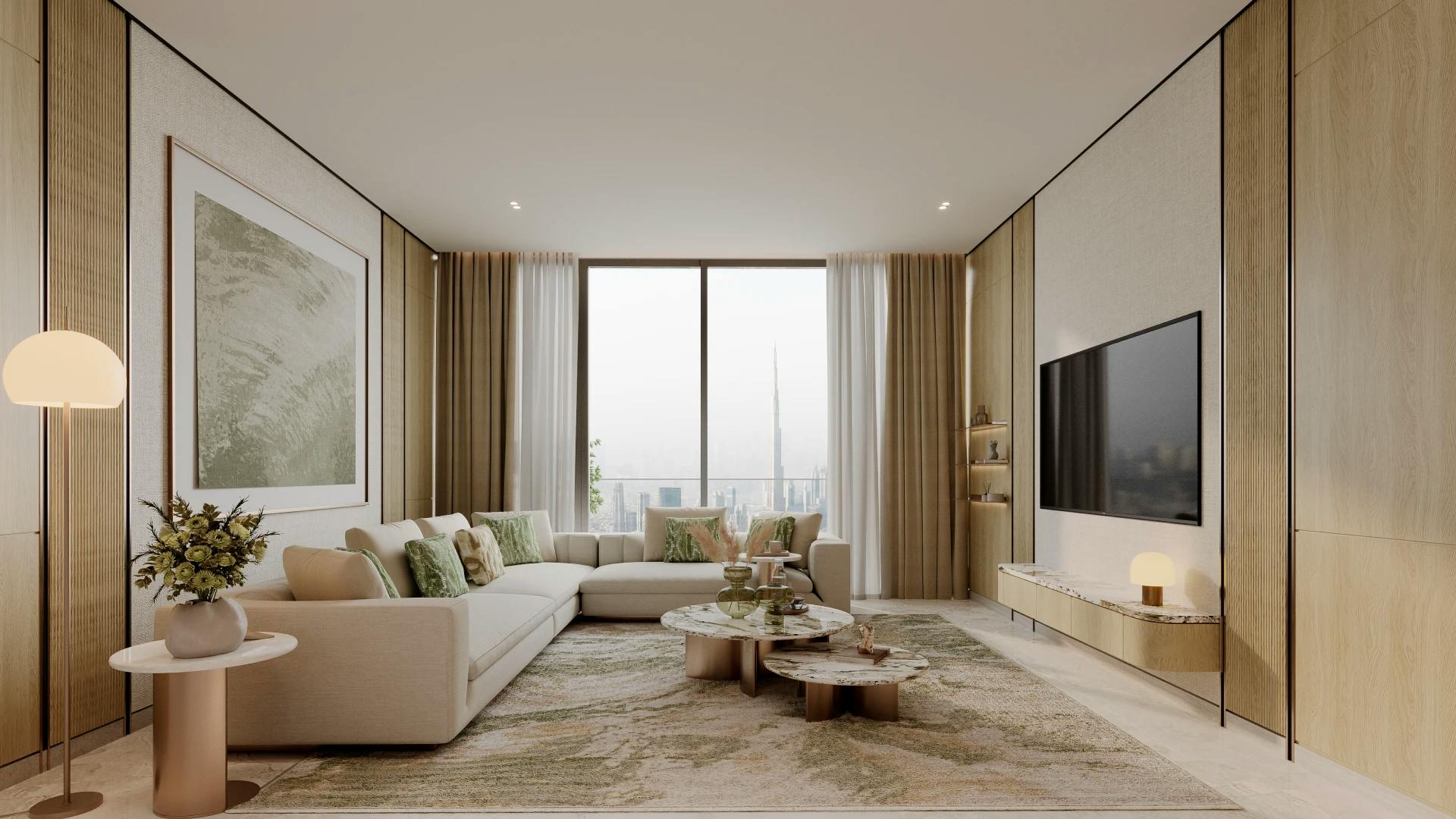 Binghatti Titania — interior render