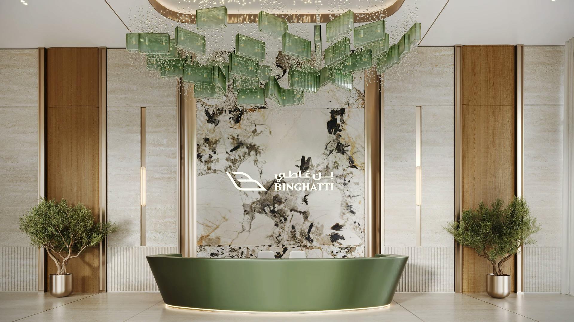 Binghatti Titania — interior render