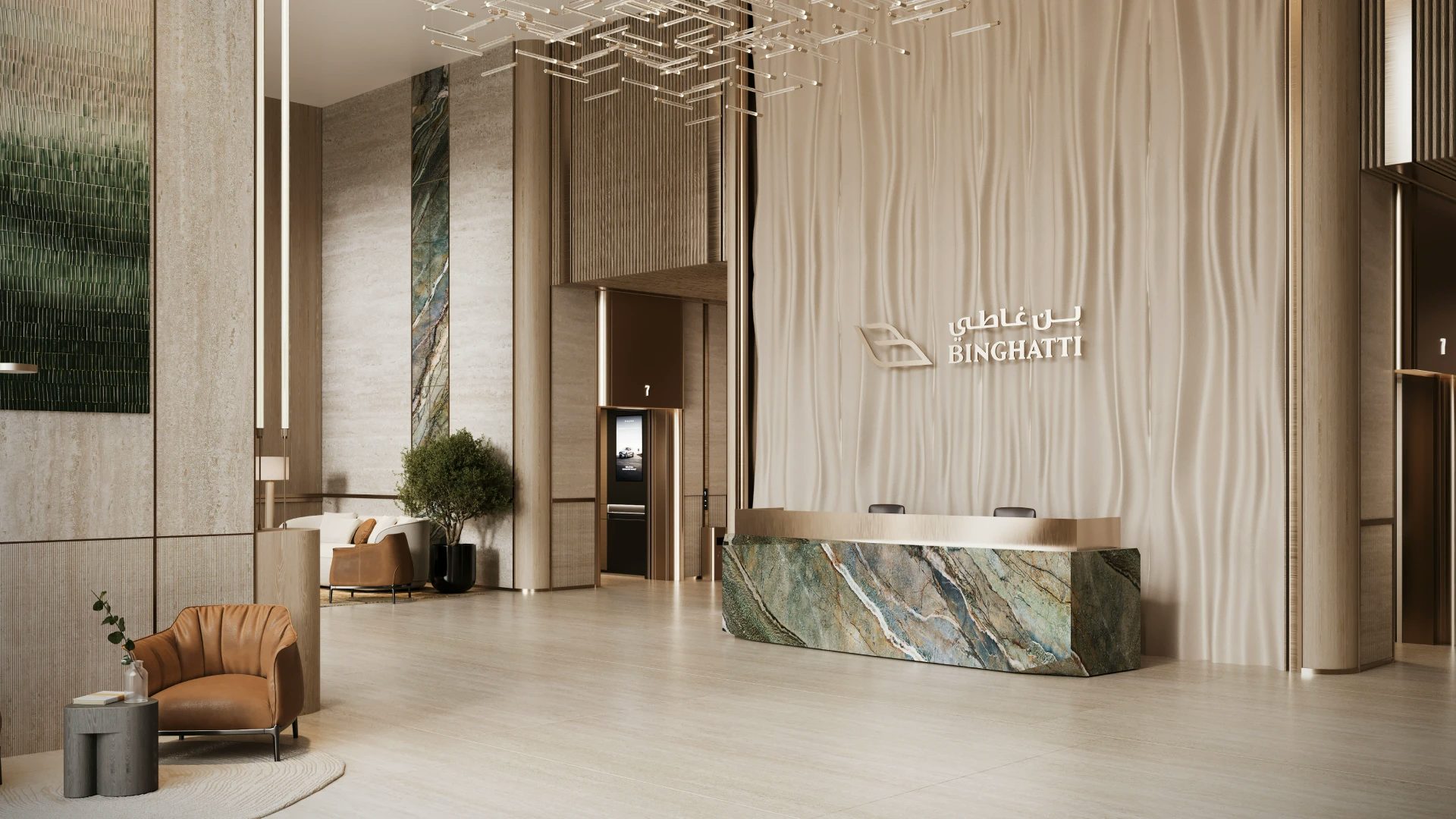 Binghatti Vintage — interior render