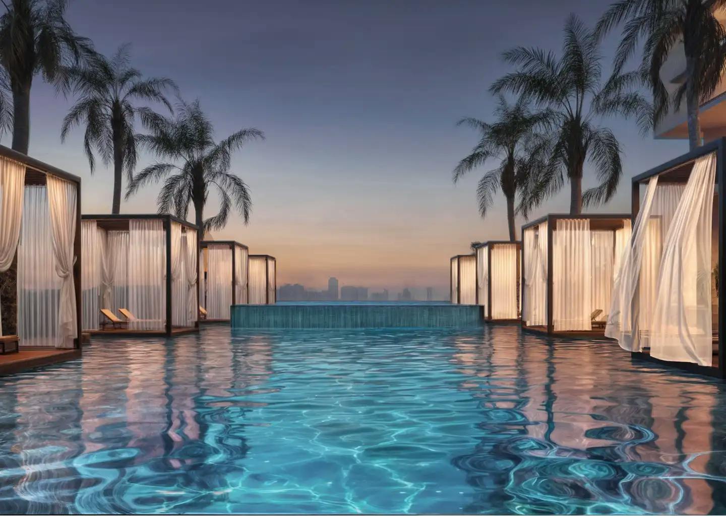 One By Binghatti — amenity render