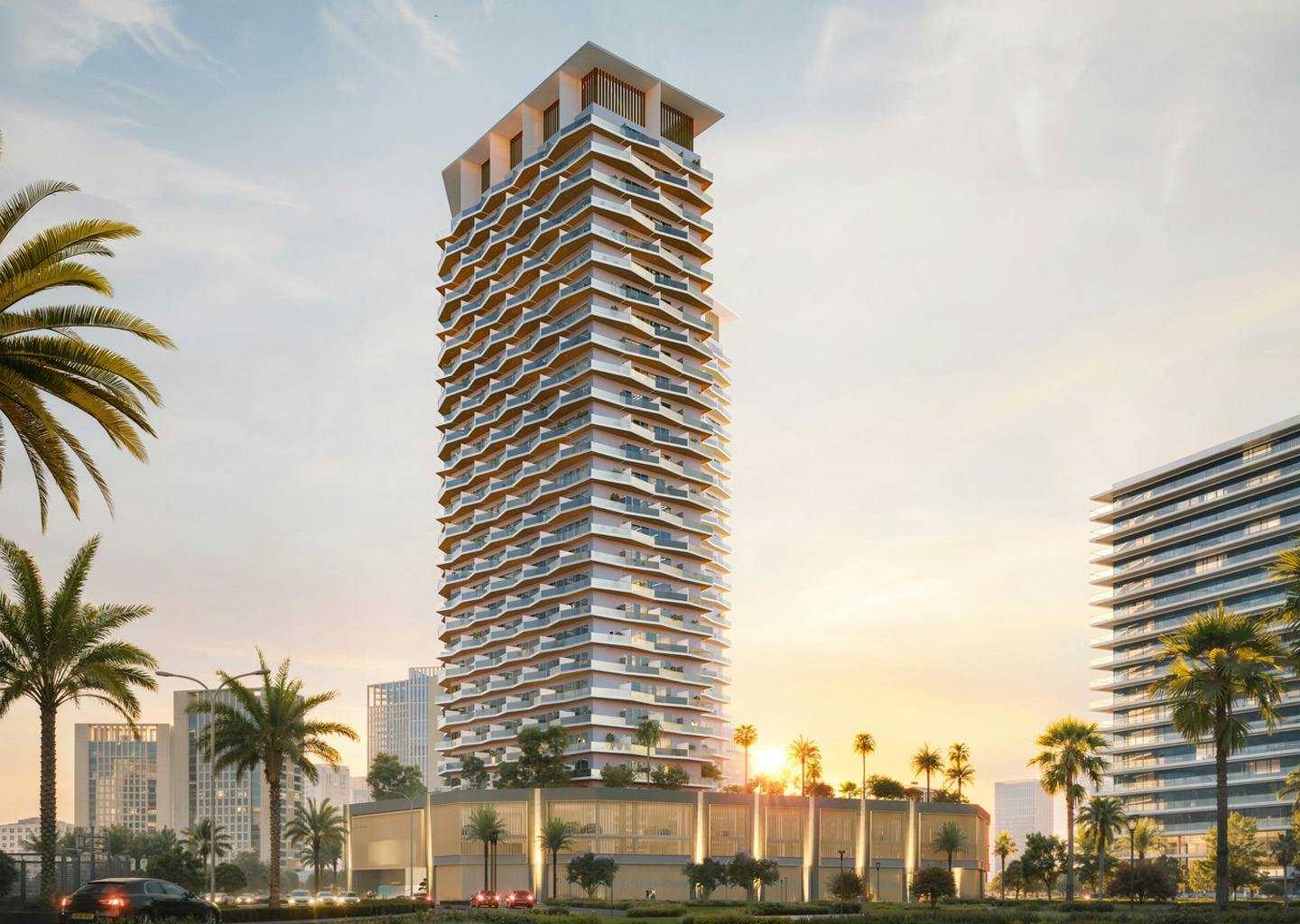 Binghatti Haven — vue extérieure à Dubai Sports City