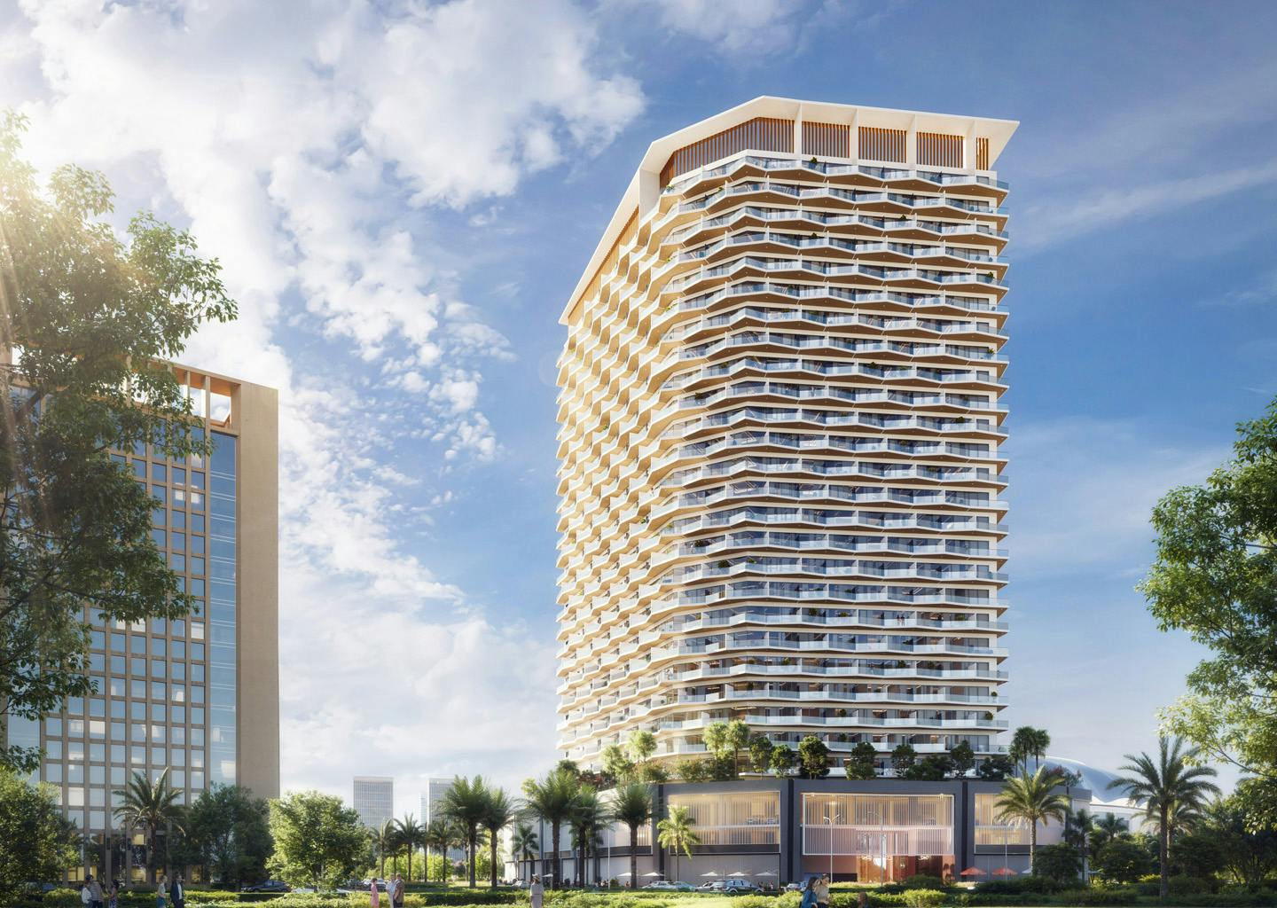 Binghatti Haven — vue extérieure à Dubai Sports City