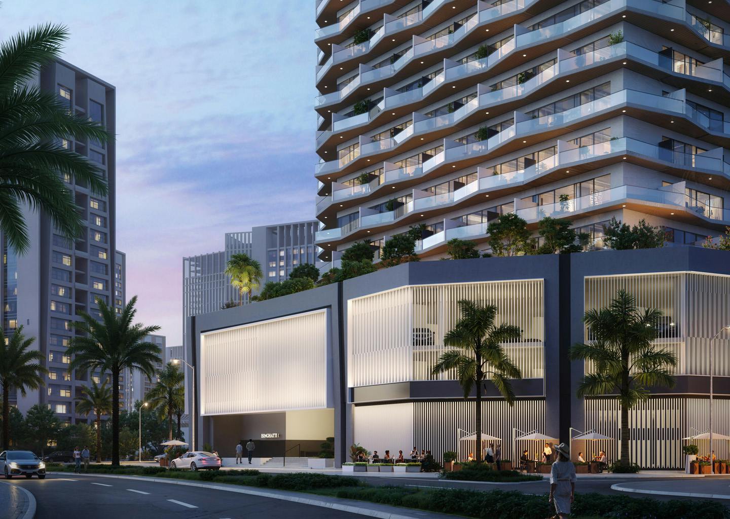 Binghatti Haven — vue extérieure à Dubai Sports City