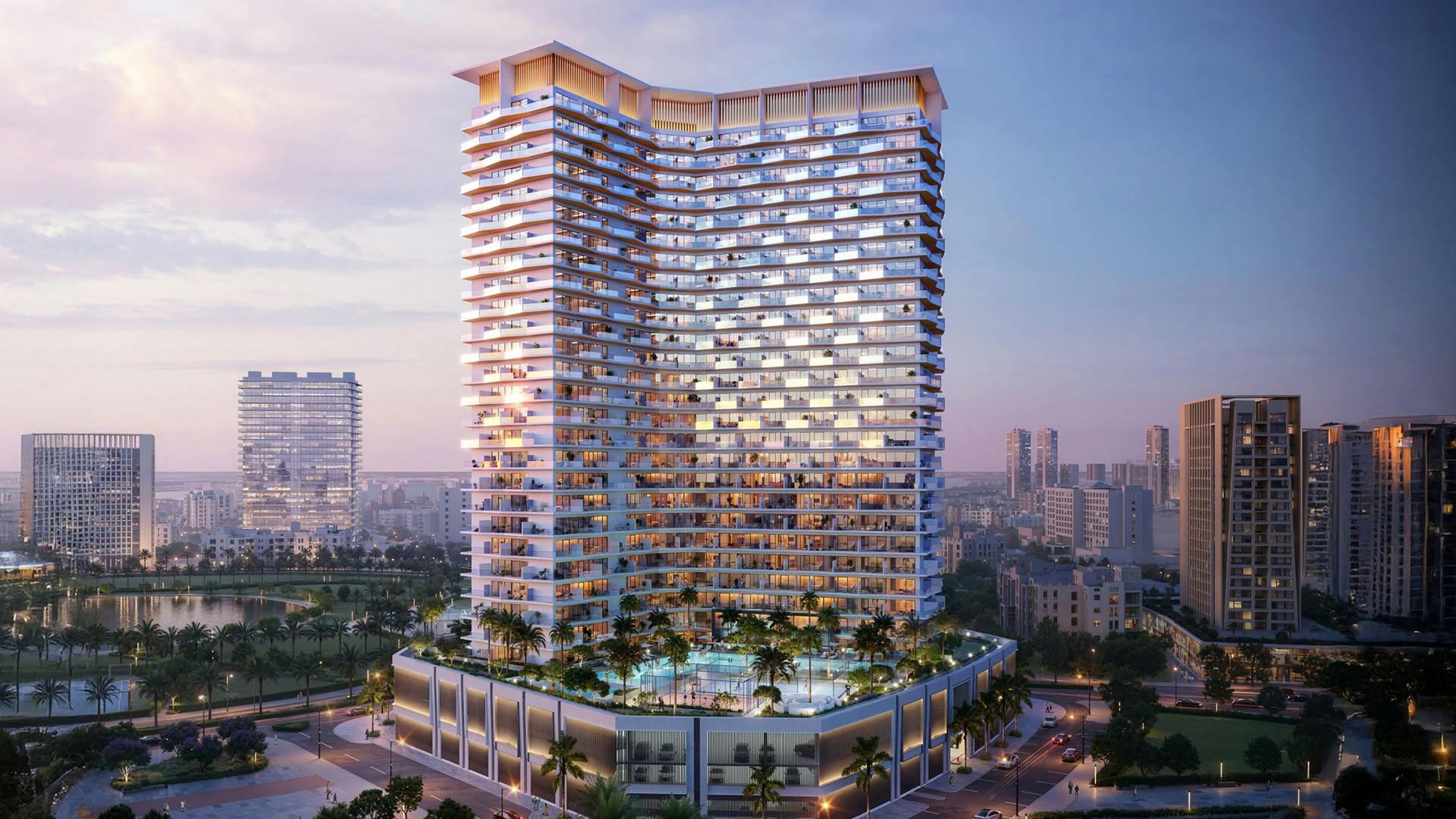 Binghatti Haven — vue extérieure à Dubai Sports City