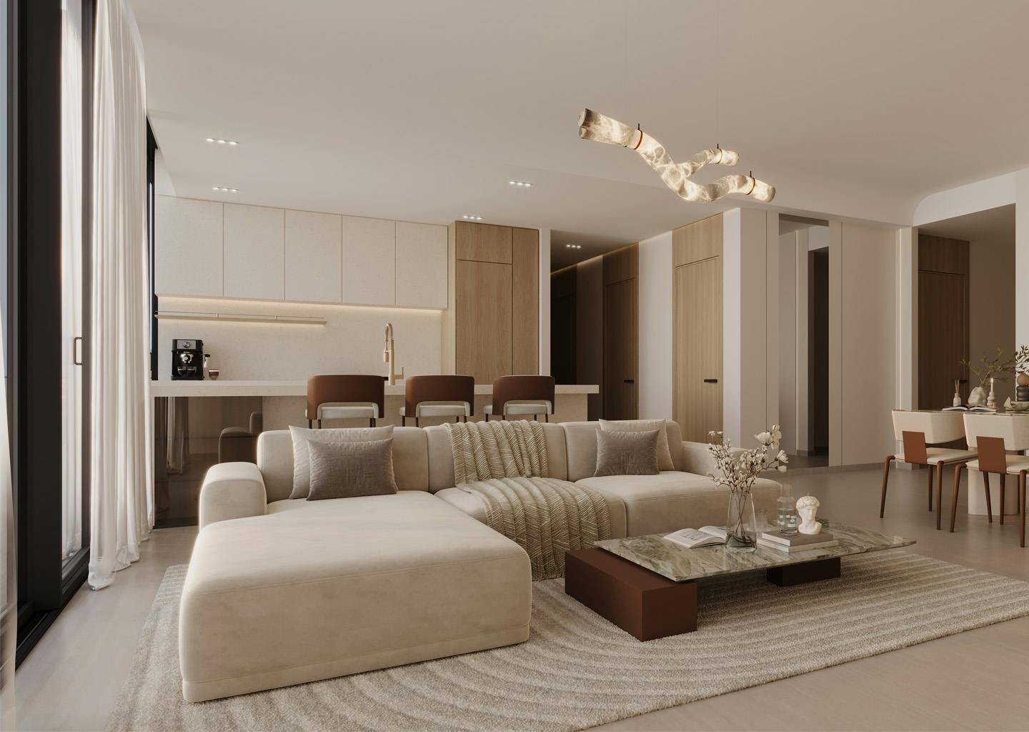 Binghatti Haven — vue extérieure à Dubai Sports City