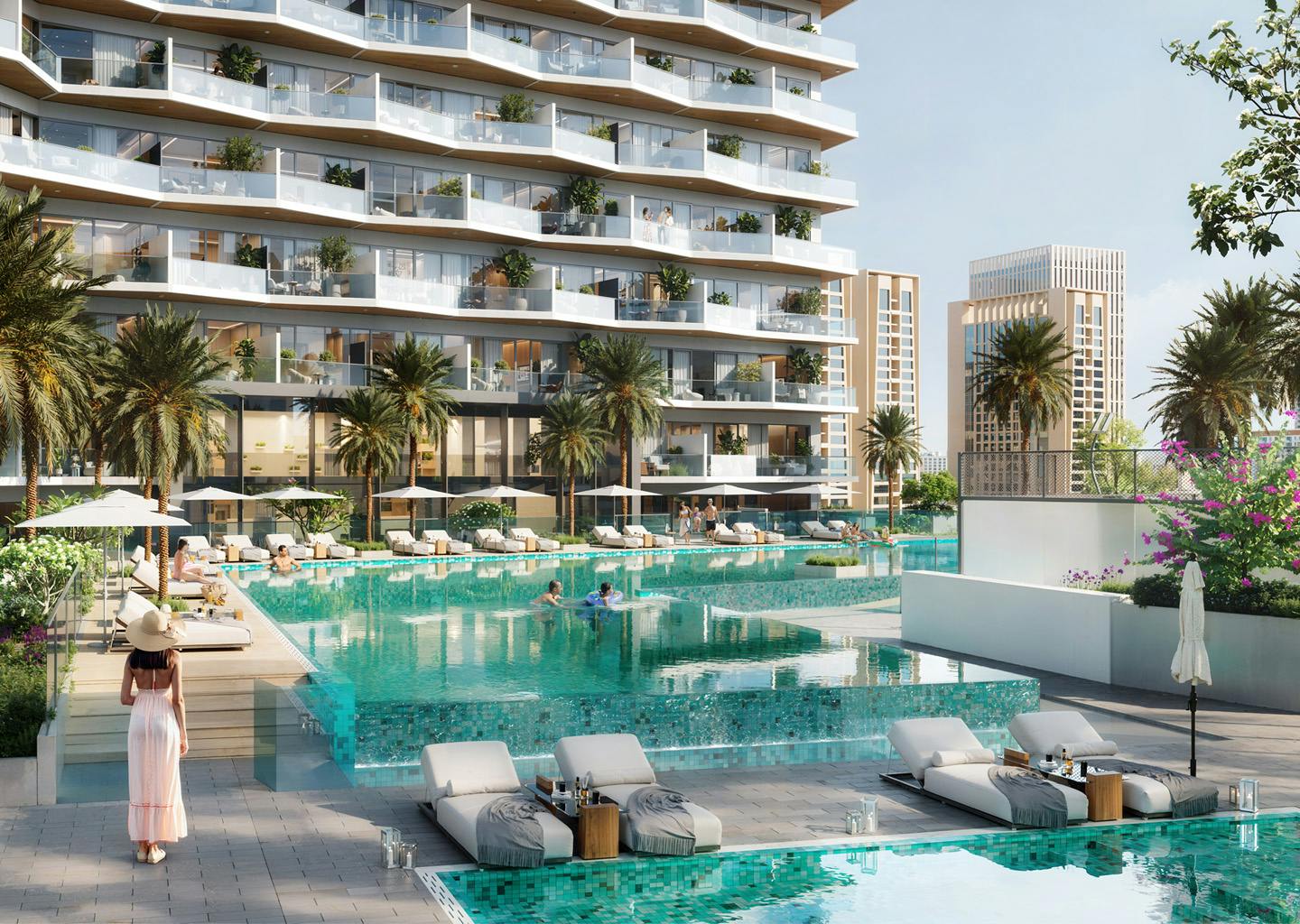 Binghatti Haven — espaces communs