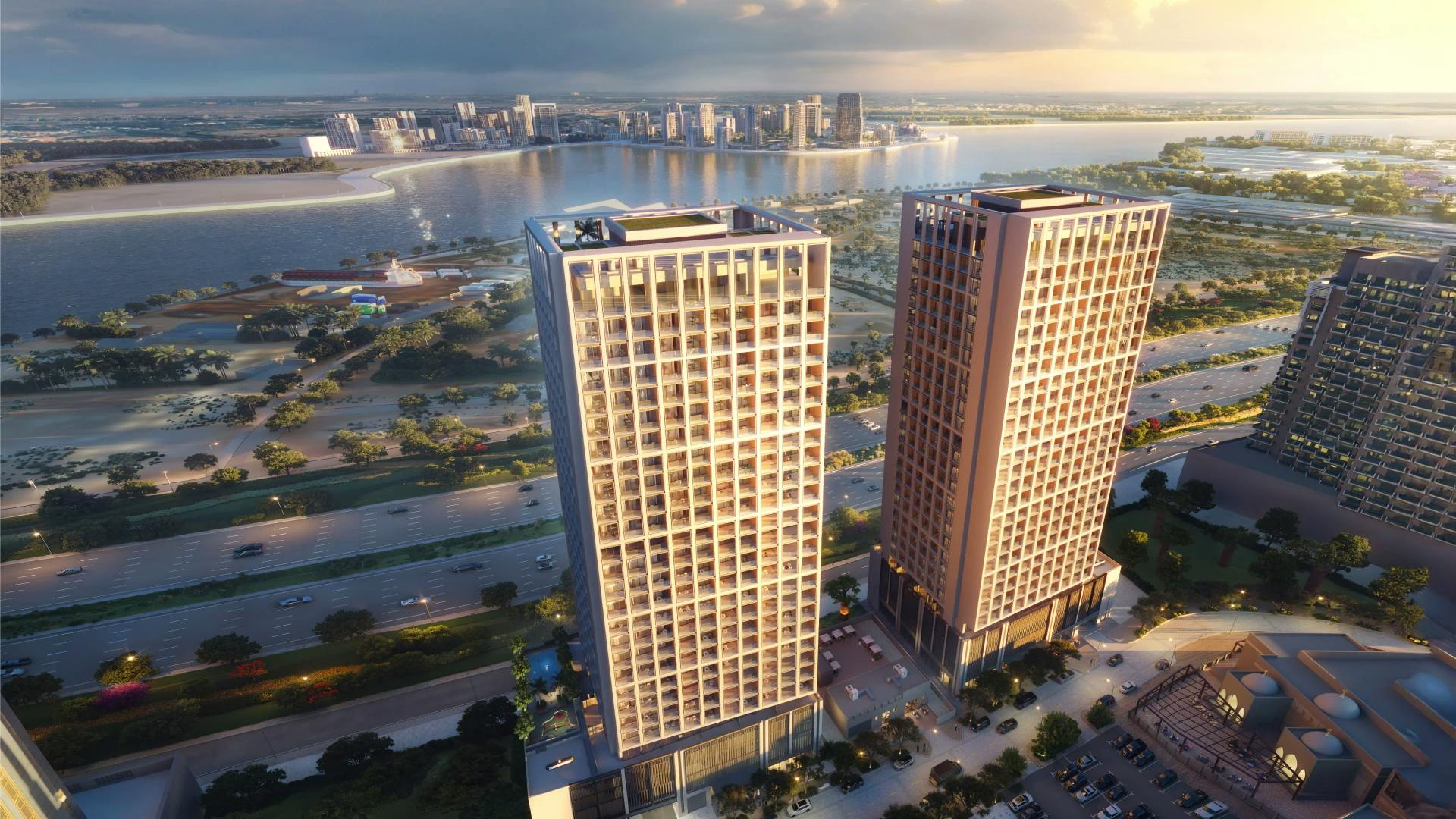 Binghatti Moonlight — exterior view in Al Jaddaf