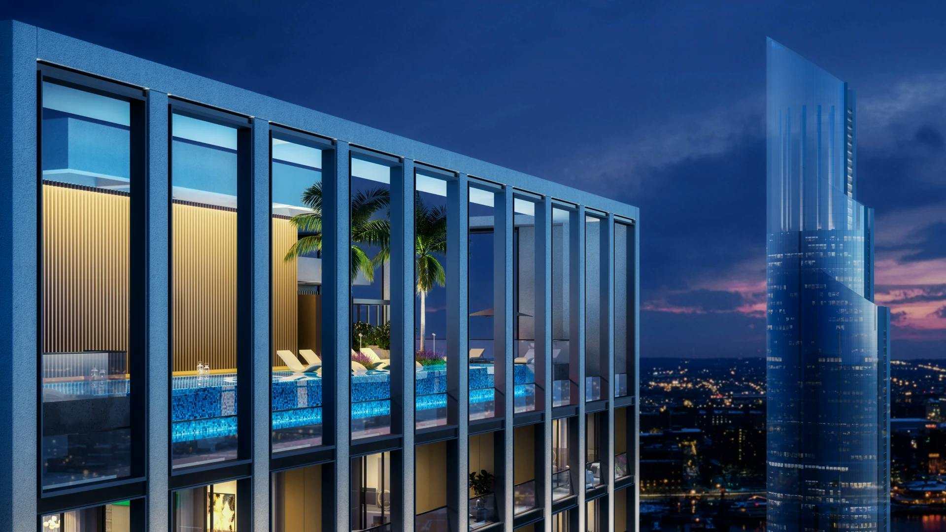 Binghatti Moonlight — exterior view in Al Jaddaf