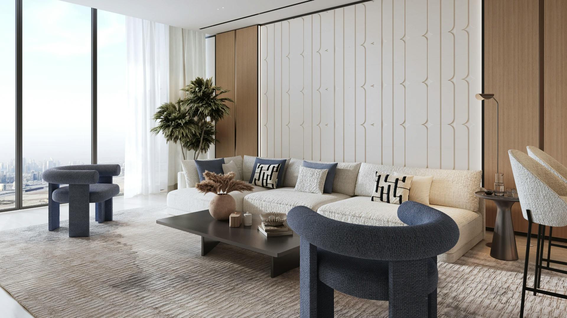 Binghatti Moonlight — interior render