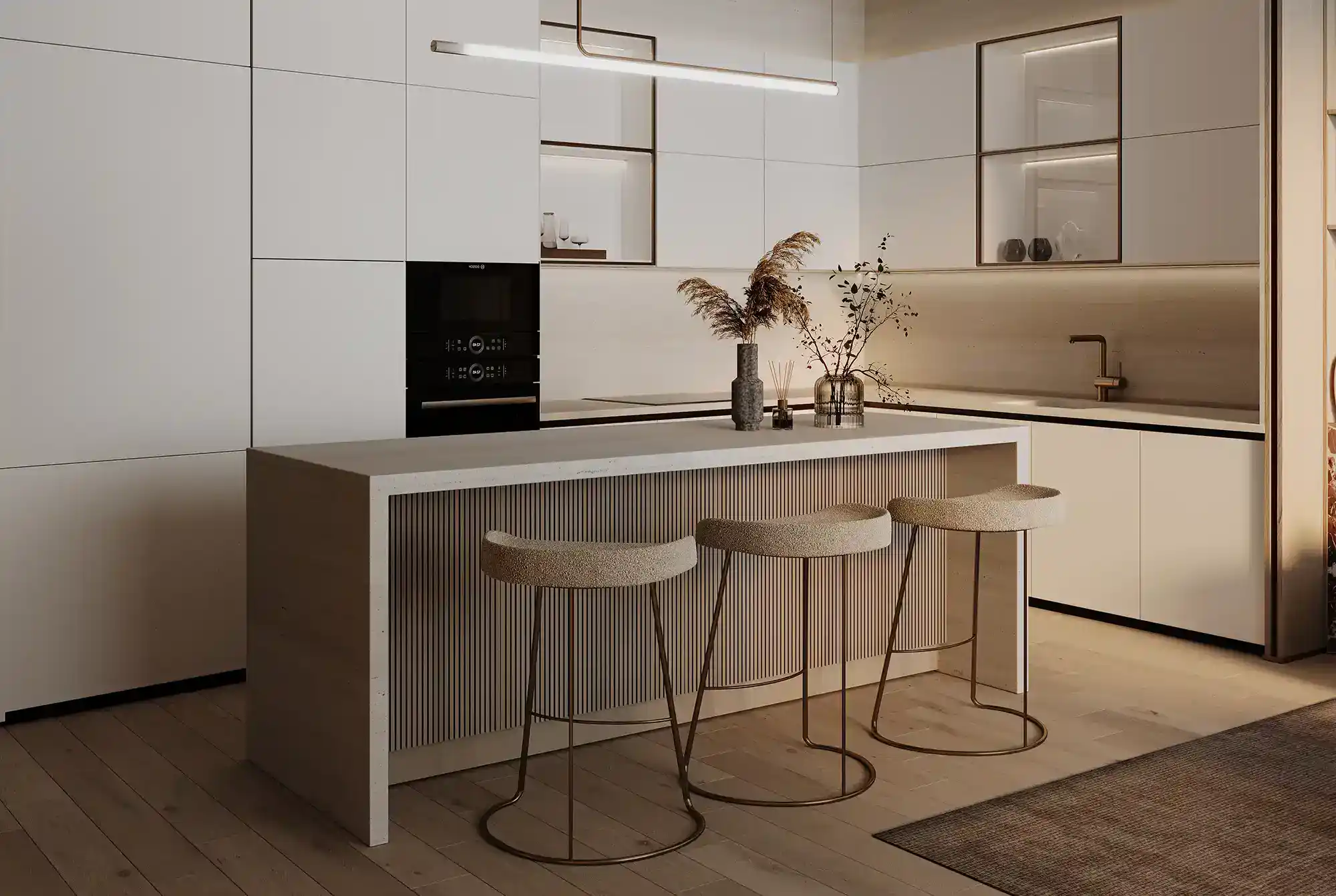 Binghatti Skyflame — exterior view in Majan (Dubailand)