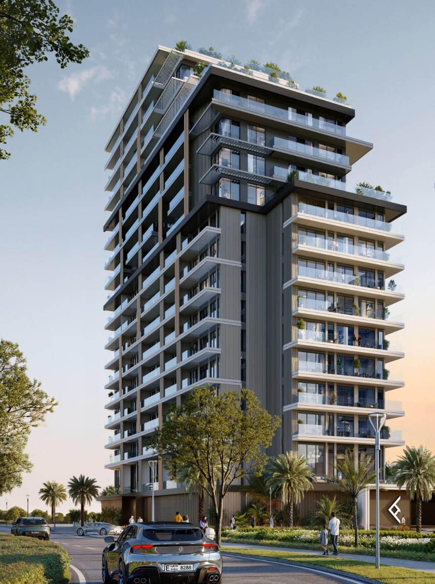 The Hillgate — exterior view in Dubai Silicon Oasis
