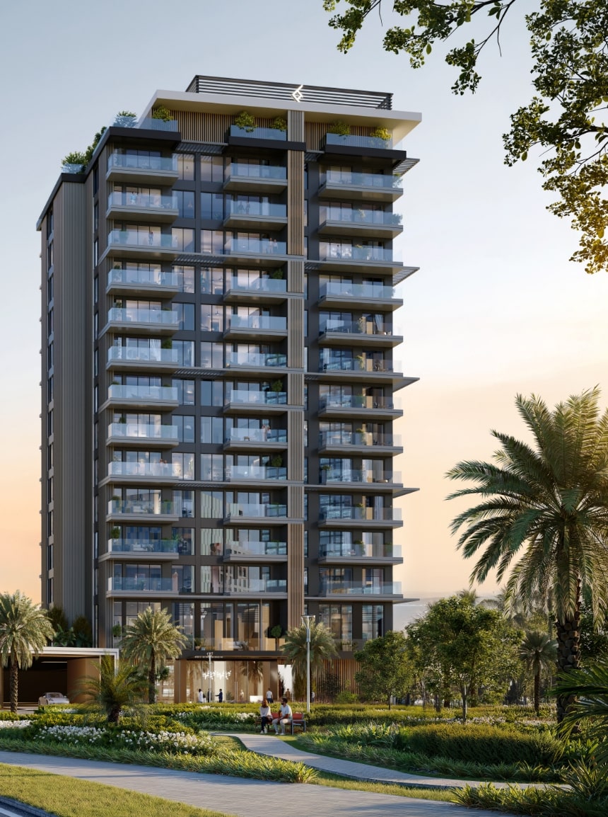 The Hillgate — exterior view in Dubai Silicon Oasis