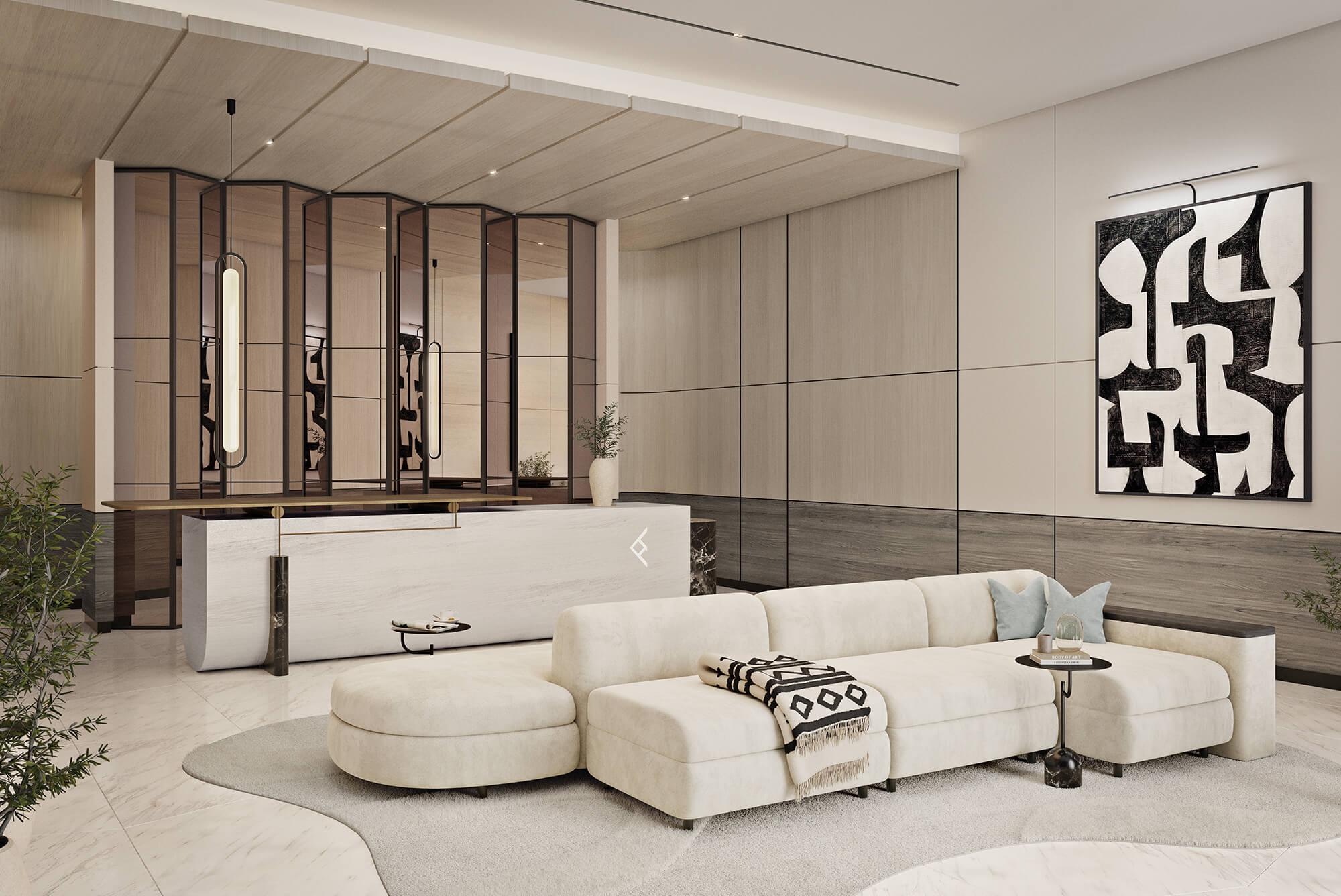 One River Point — exterior view in Business Bay