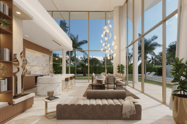 One River Point — interior render