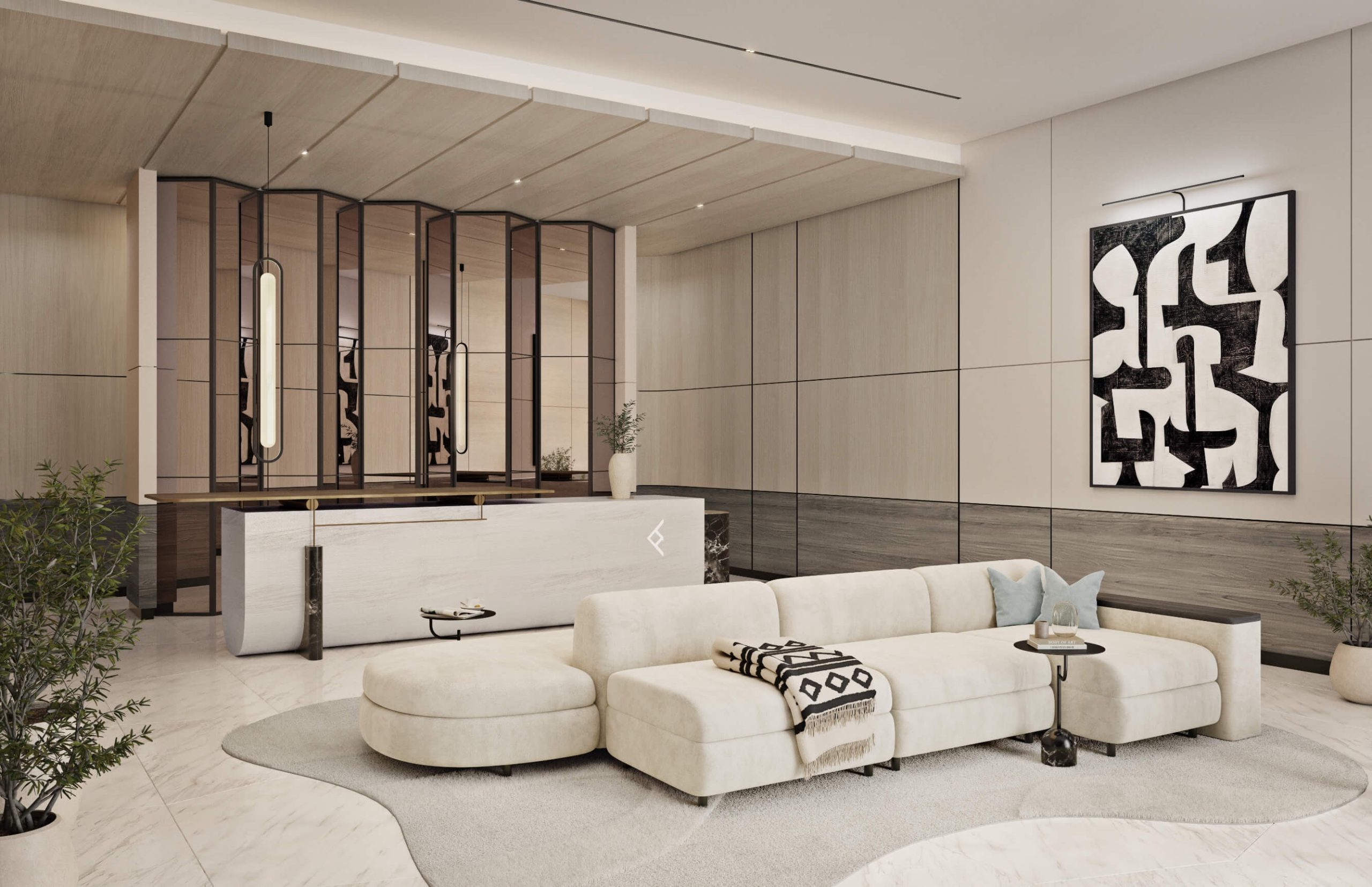 One River Point — exterior view in Business Bay