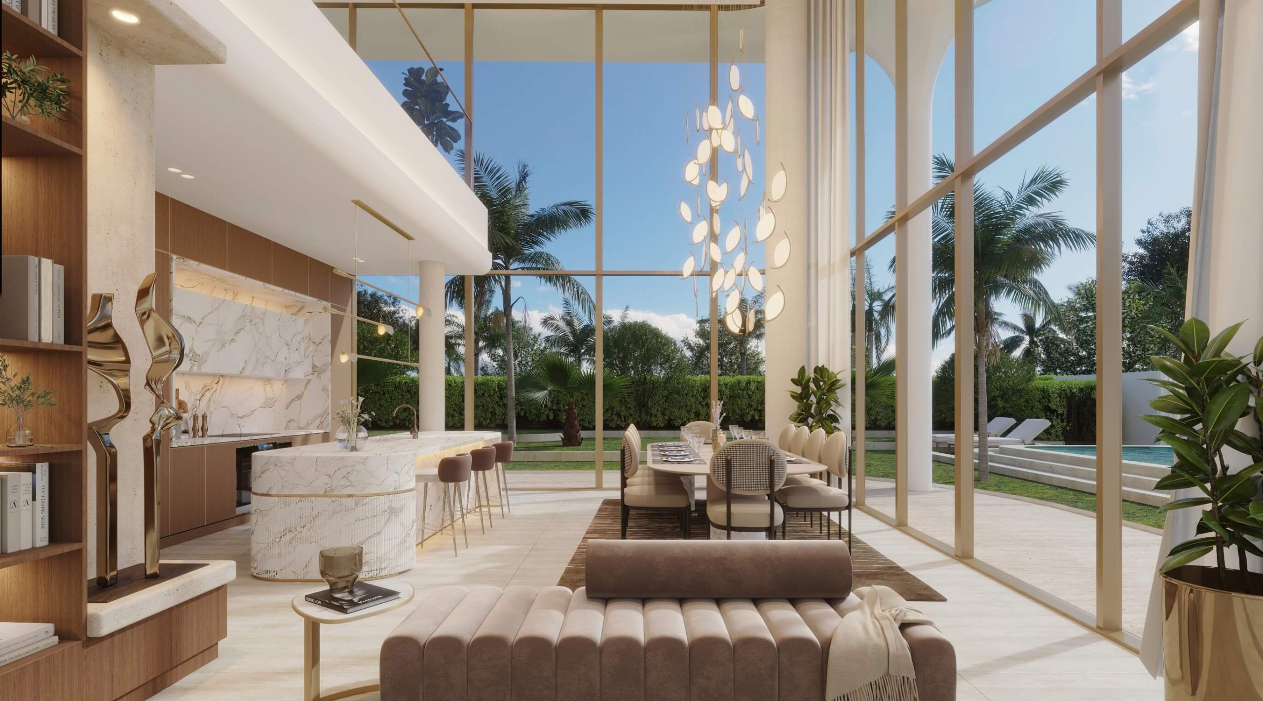 Ocean House — exterior view in Palm Jumeirah