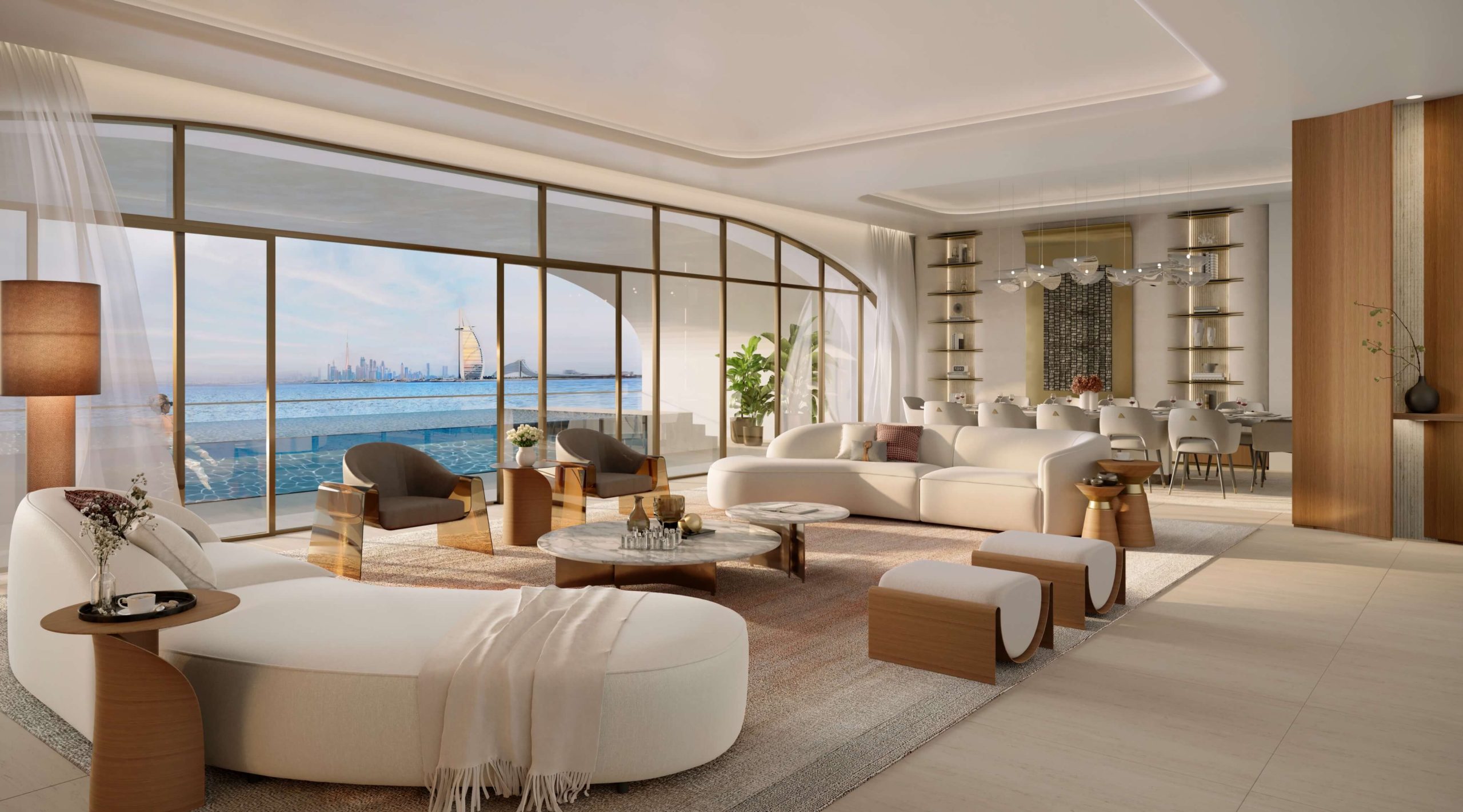 Ocean House — exterior view in Palm Jumeirah