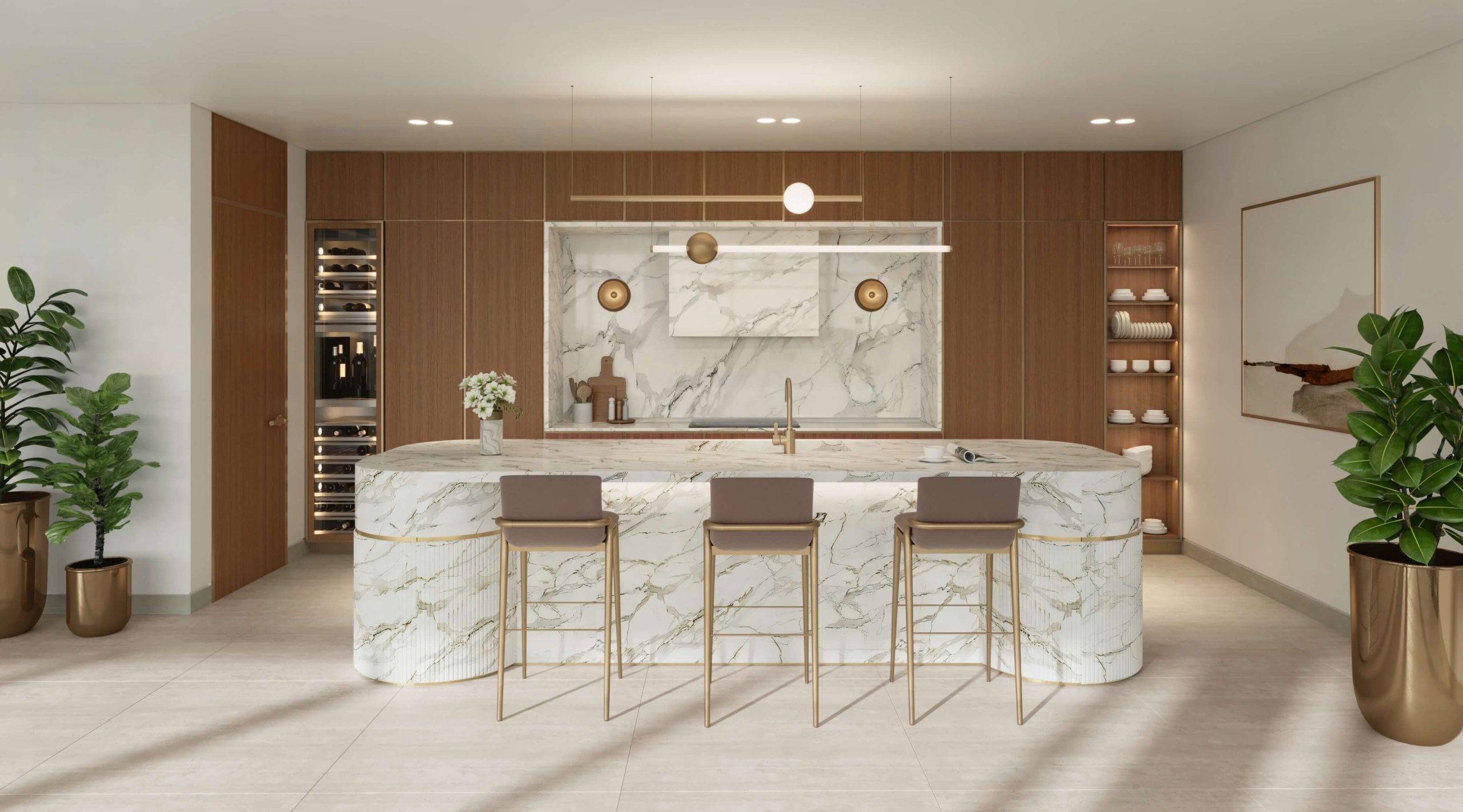 Ocean House — exterior view in Palm Jumeirah