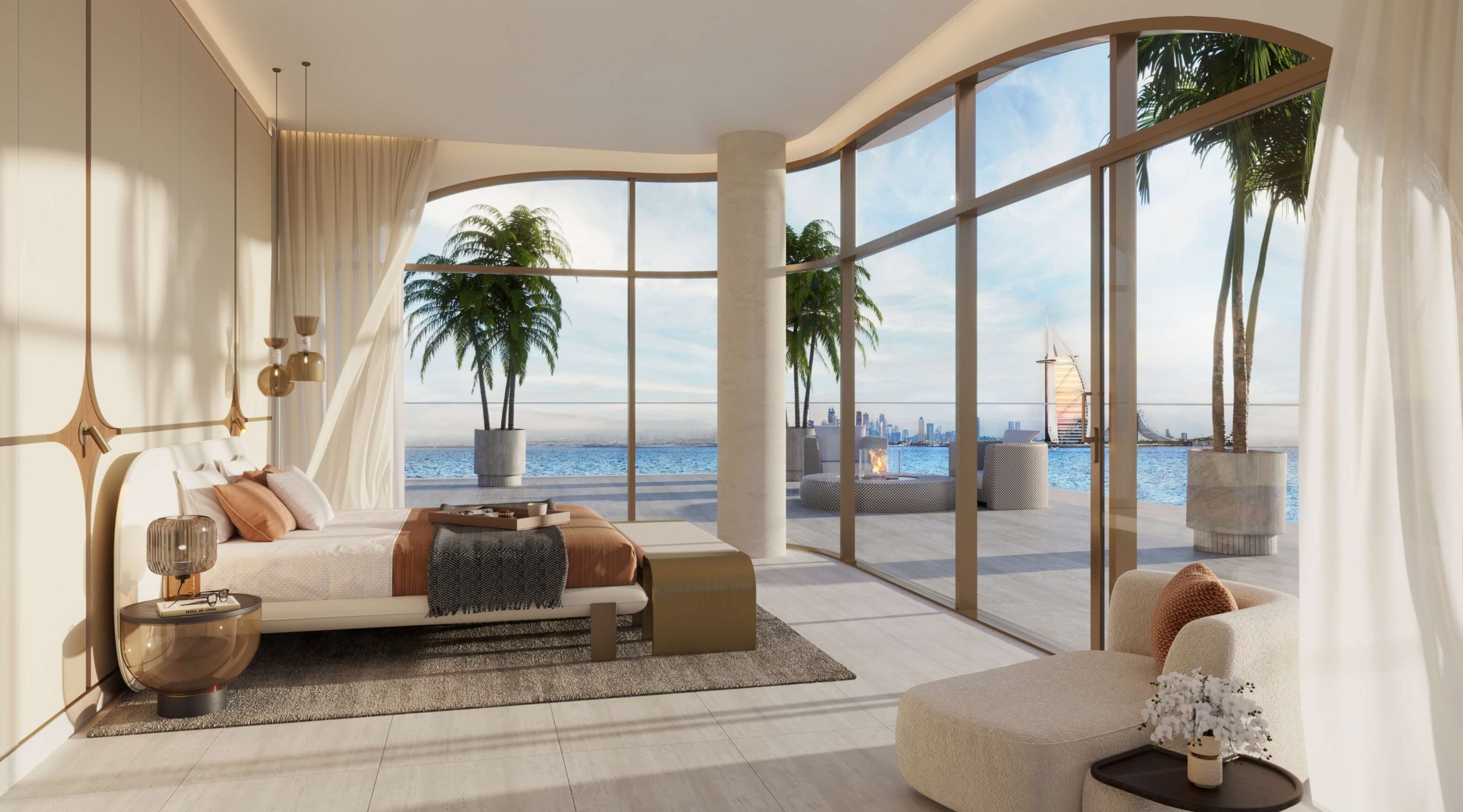 Ocean House — exterior view in Palm Jumeirah