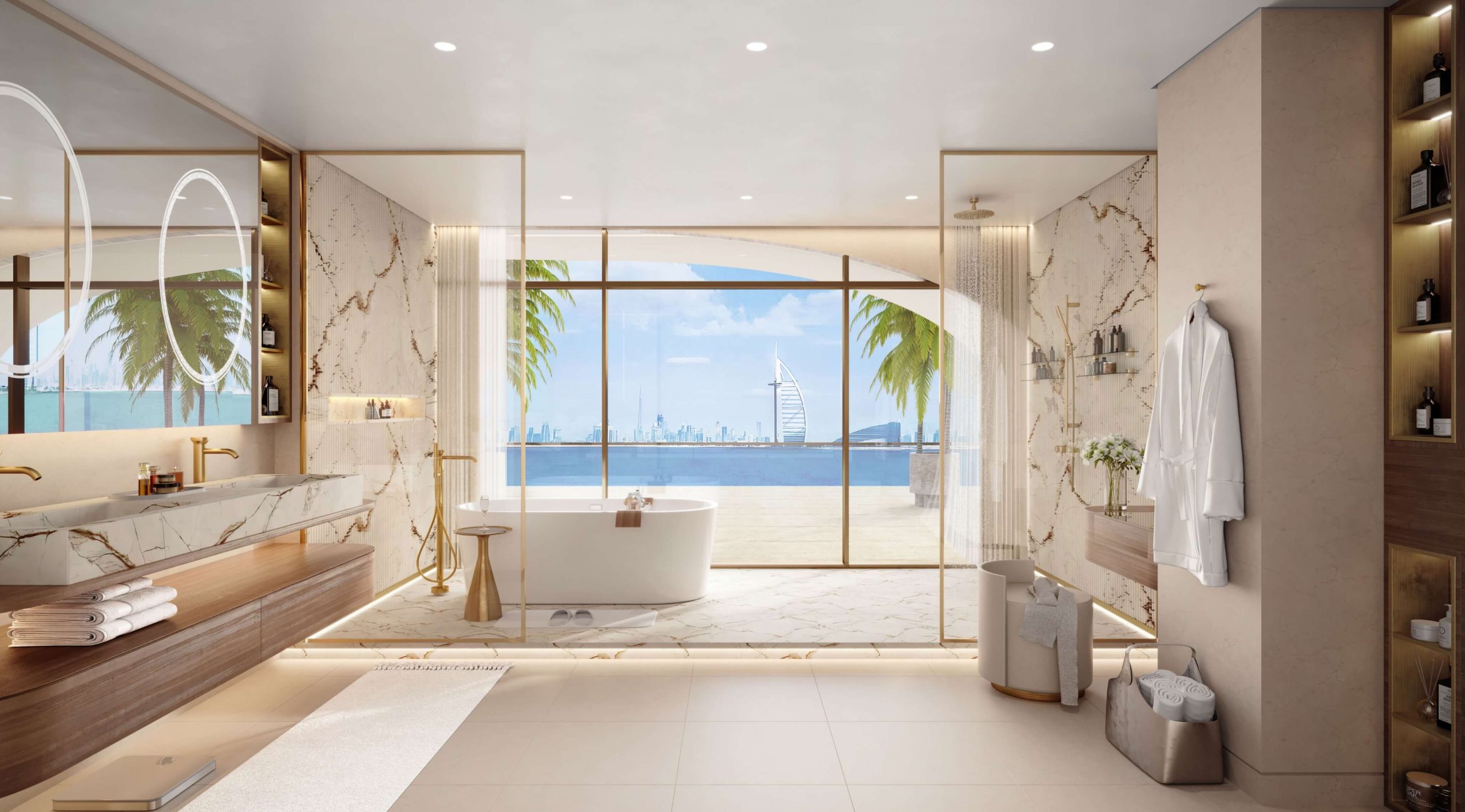 Ocean House — exterior view in Palm Jumeirah