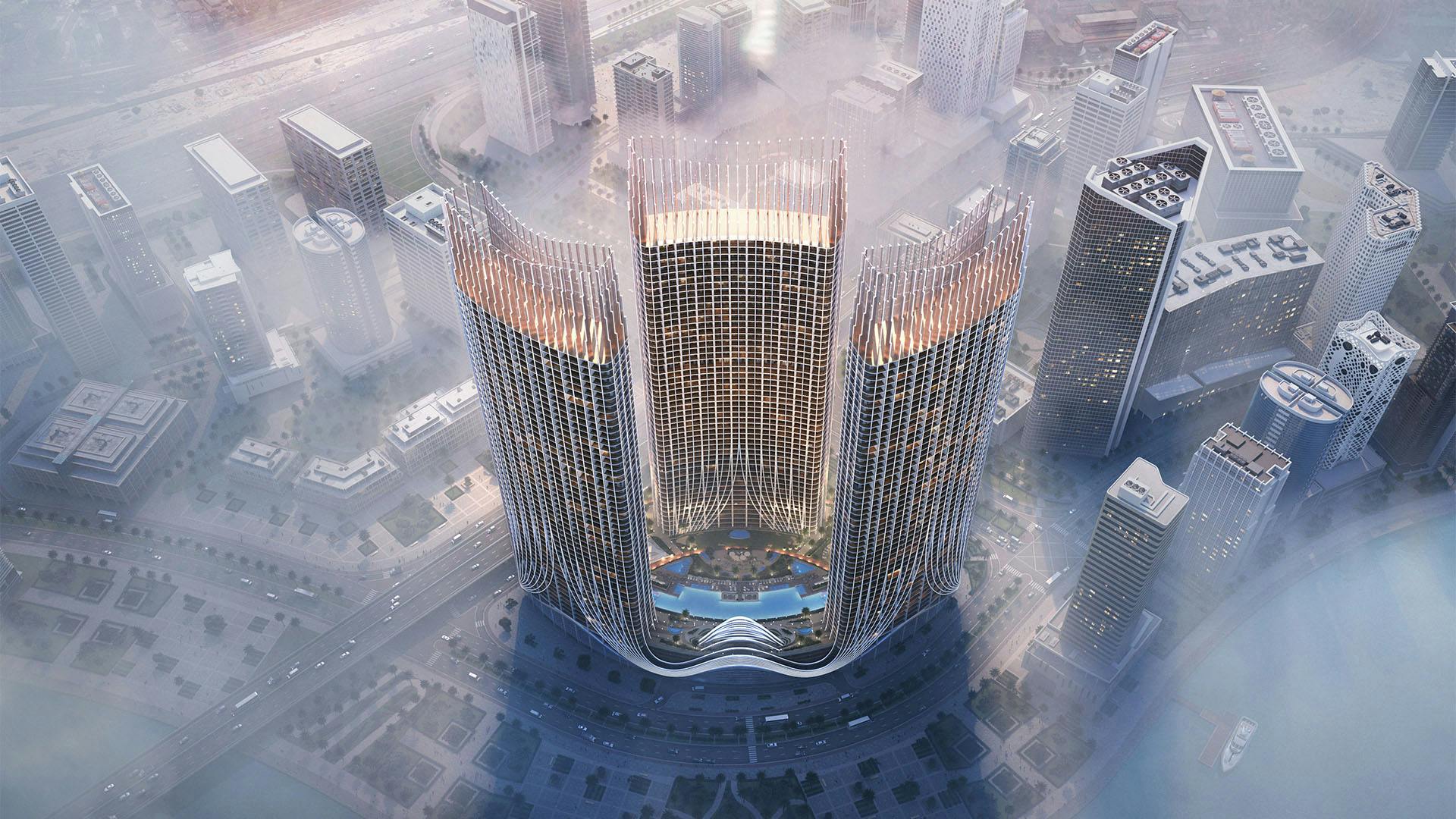 Binghatti Skyrise — exterior view in Business Bay