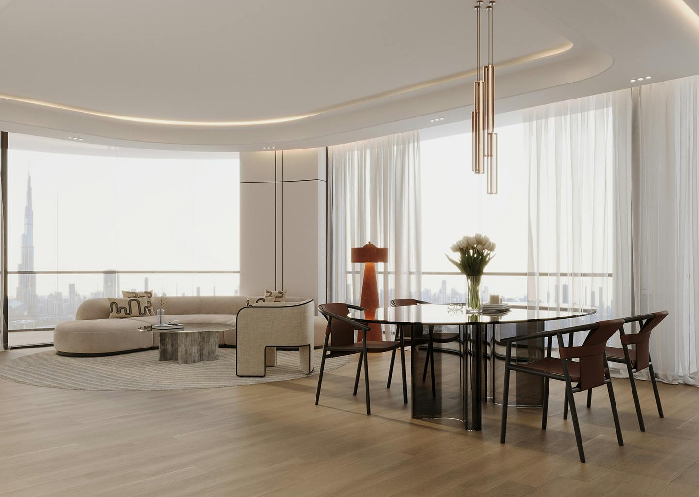 Binghatti Skyrise — exterior view in Business Bay