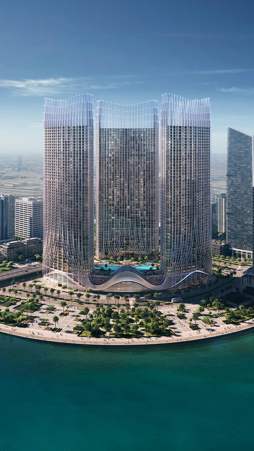 Binghatti Skyrise — exterior view in Business Bay