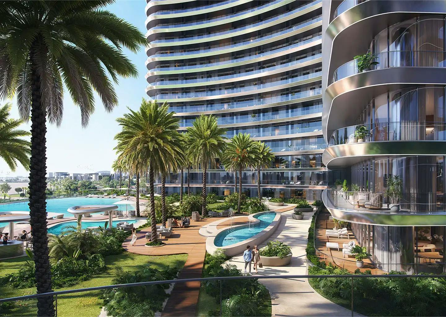 Binghatti Hills Phase 3 — exterior view in Dubai Science Park