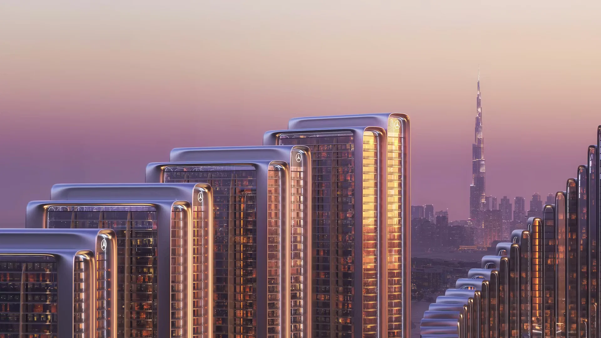 Mercedes-Benz Places | Binghatti City — vue extérieure à Nad Al Sheba