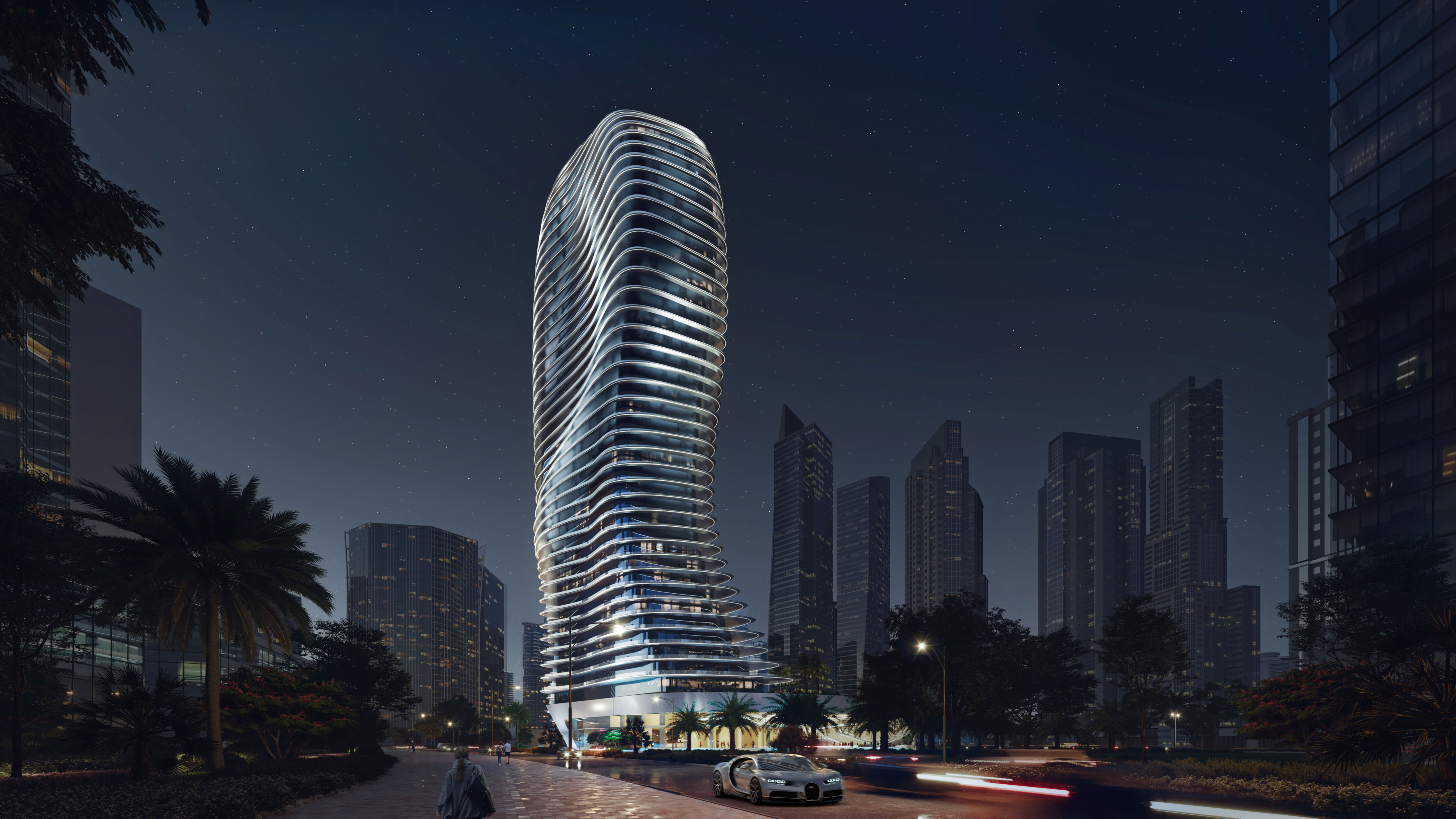 Bugatti Residences by Binghatti — vue extérieure à Business Bay