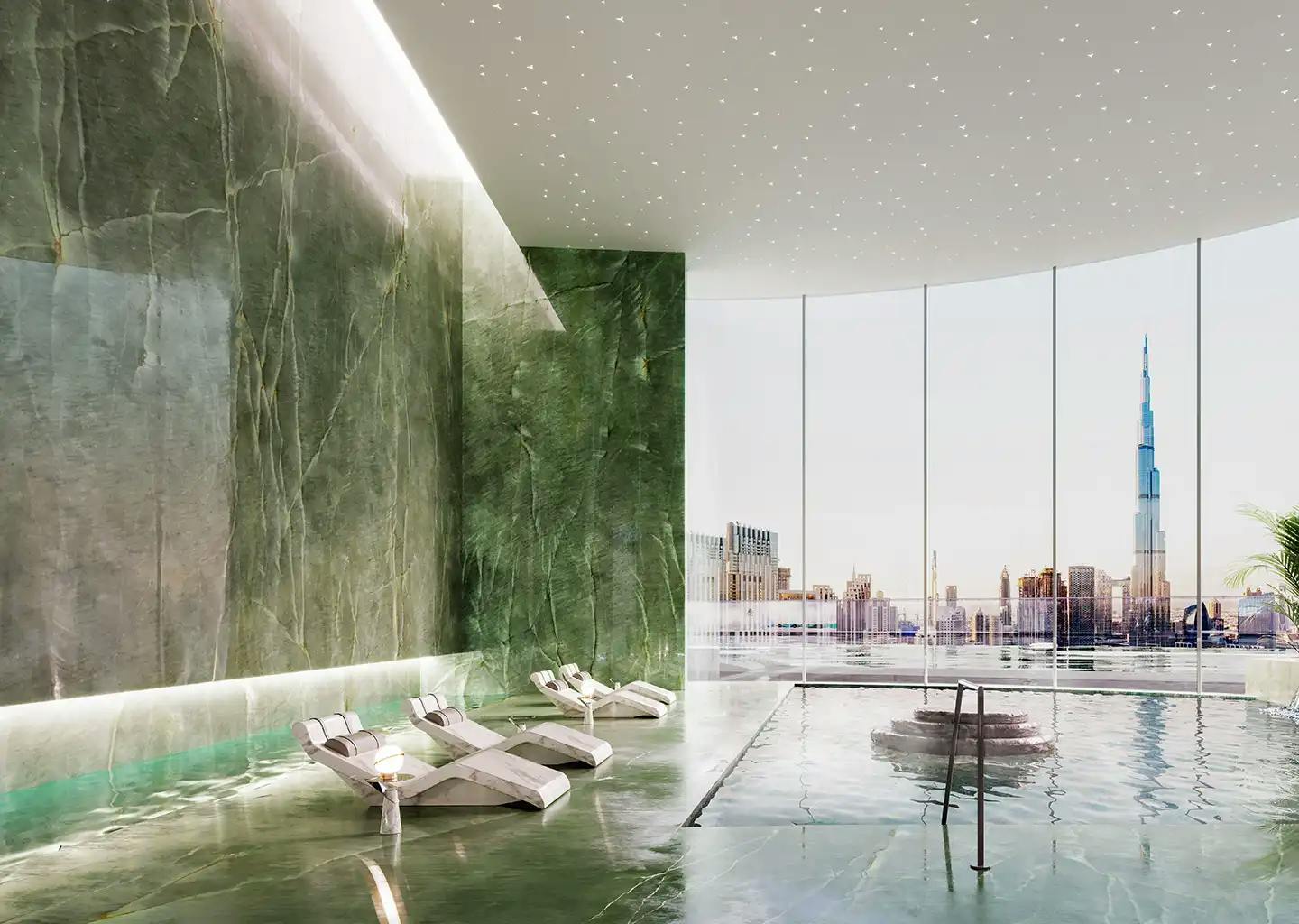 Mercedes-Benz Places by Binghatti — exterior view in Downtown Dubai