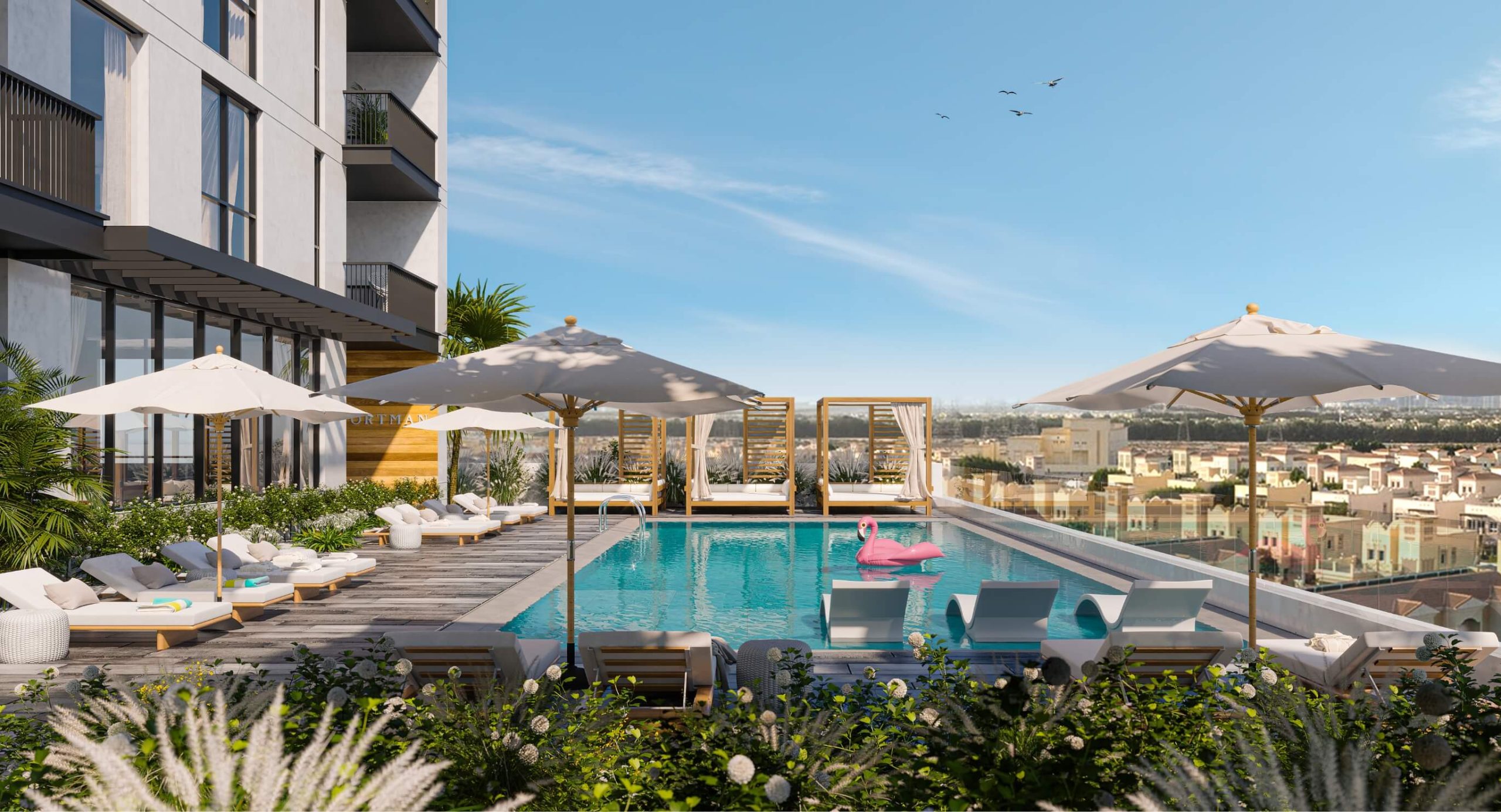 The Portman — vue extérieure à Jumeirah Village Circle (JVC)