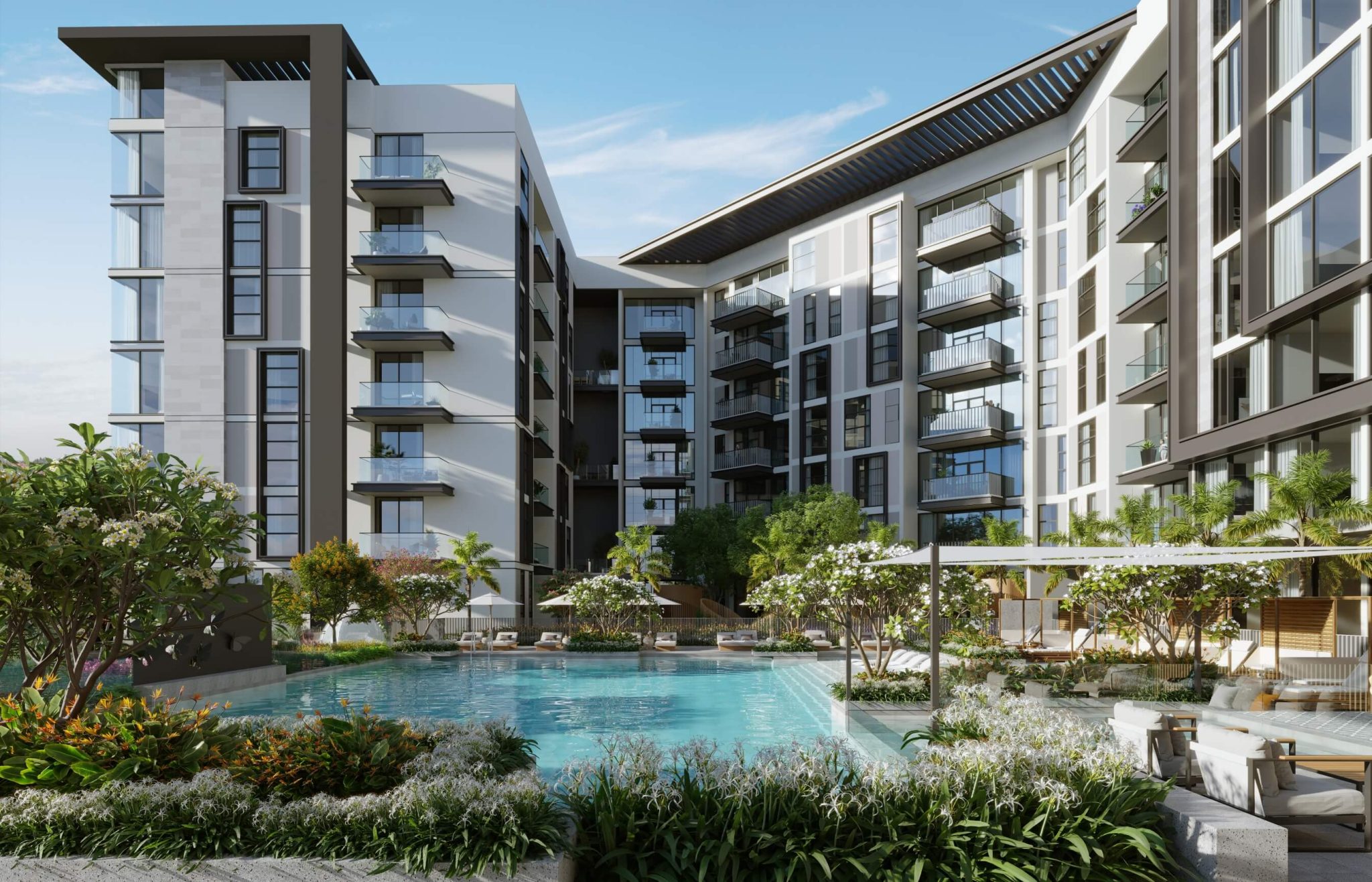 Arbor View — exterior view in Arjan (Dubailand)