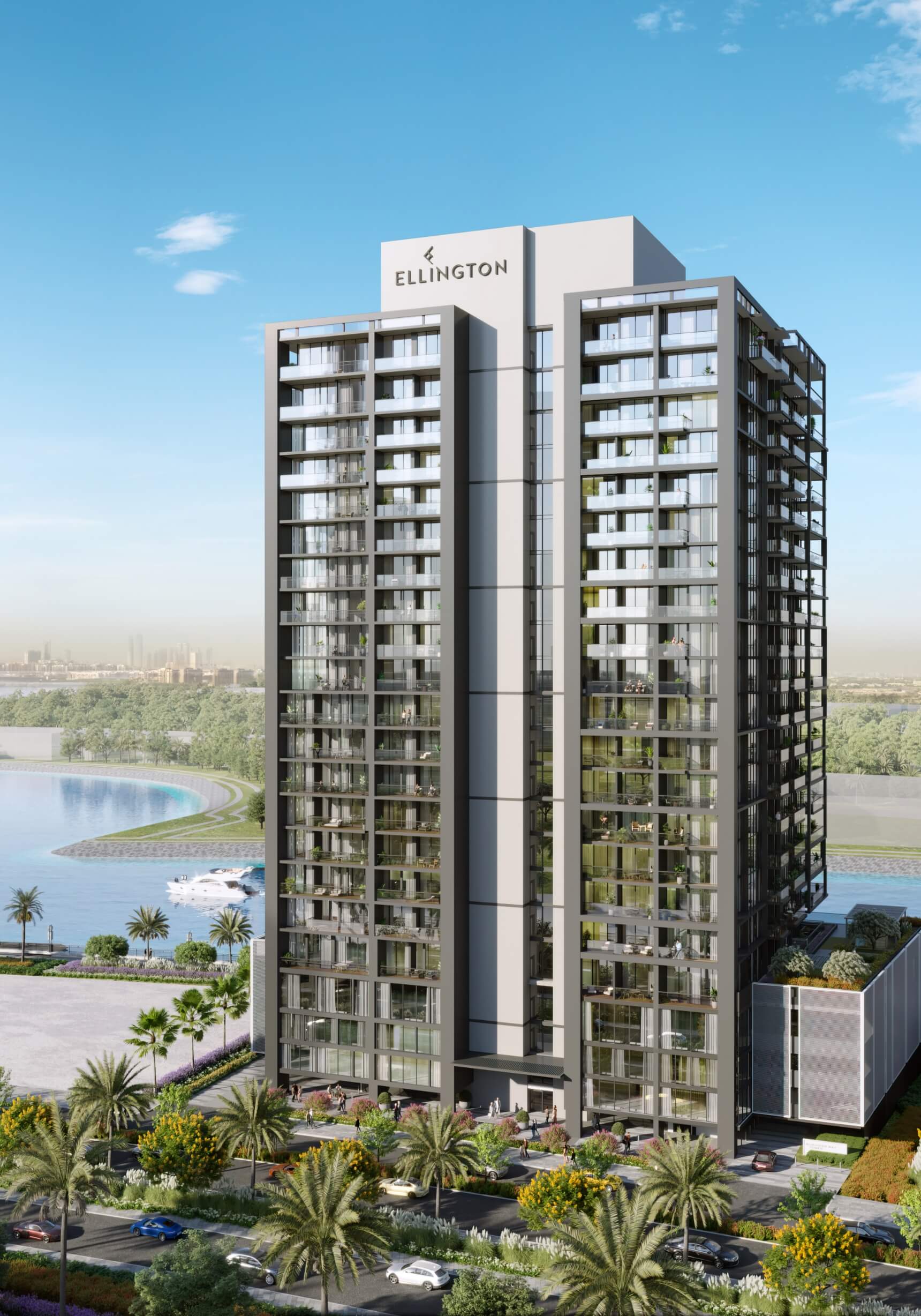 The Crestmark — exterior view in Business Bay