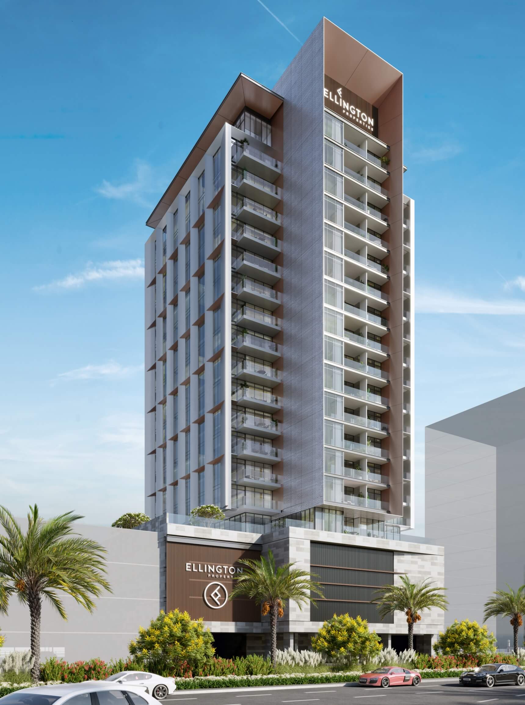 The Quayside — exterior view in Business Bay